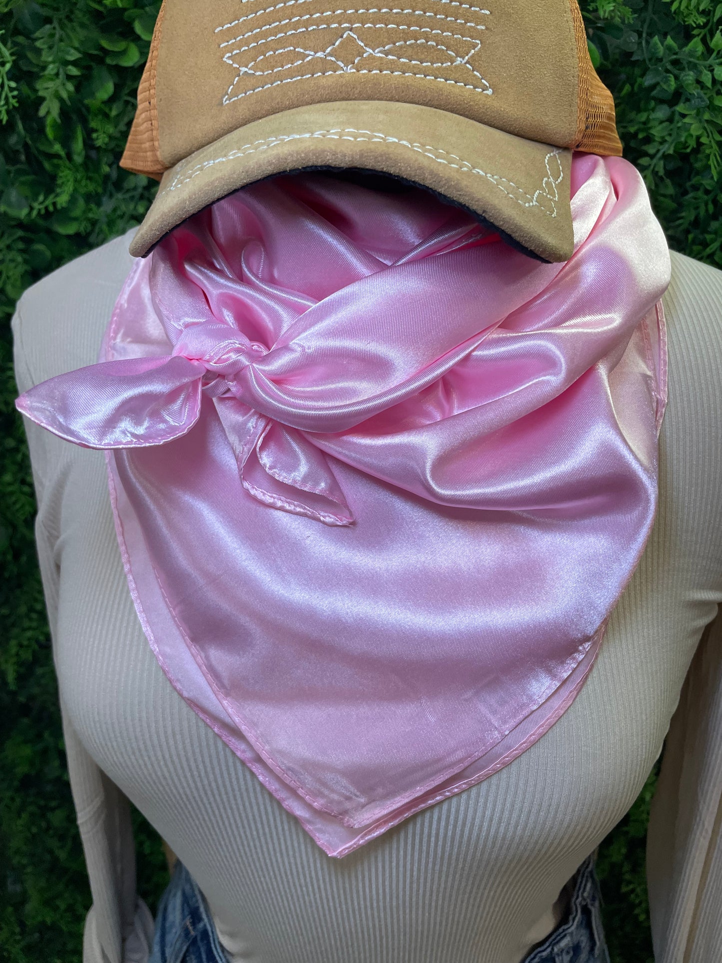 Solid Wild Rag in Baby Pink