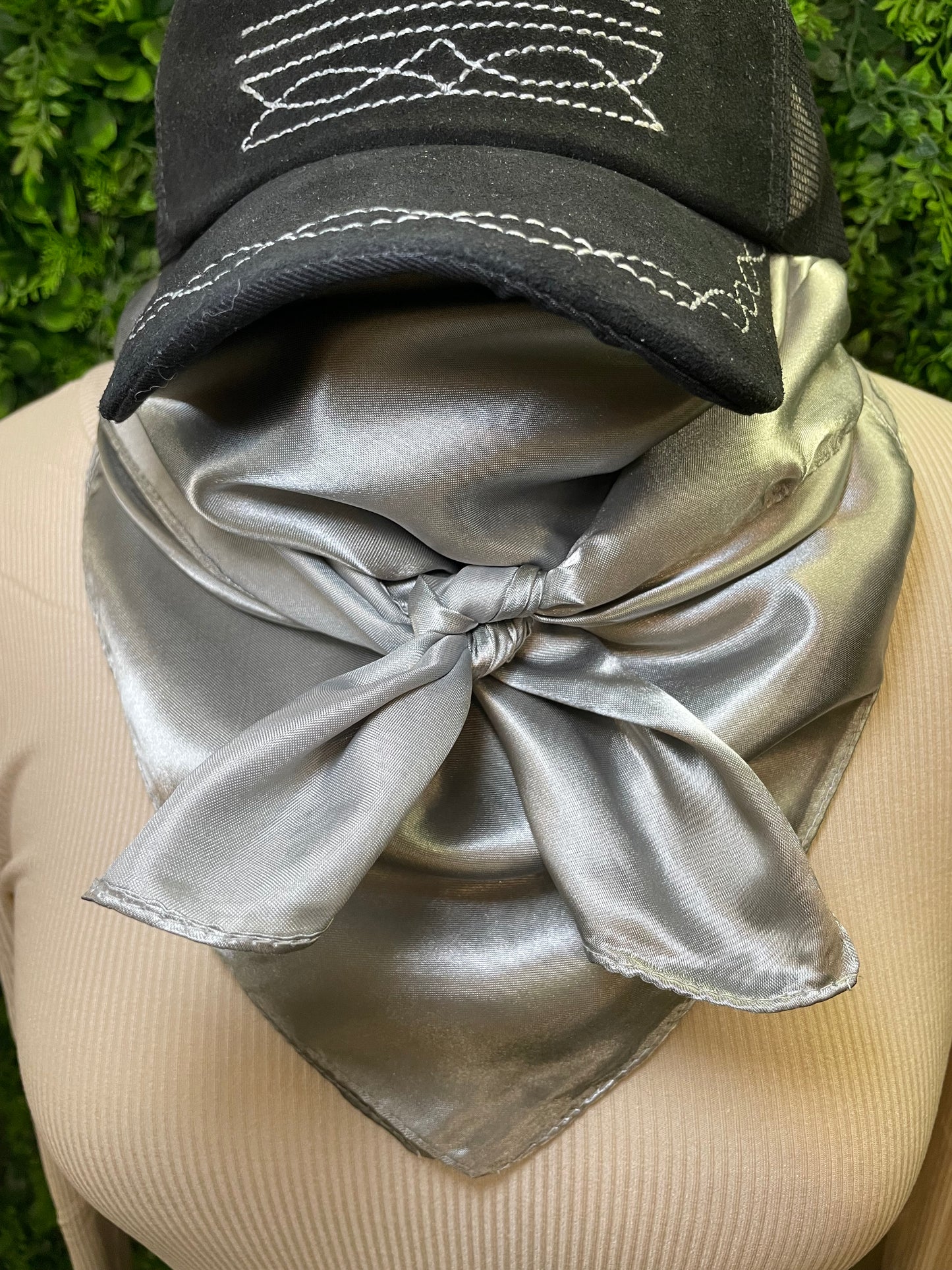 Solid Wild Rag in Stone