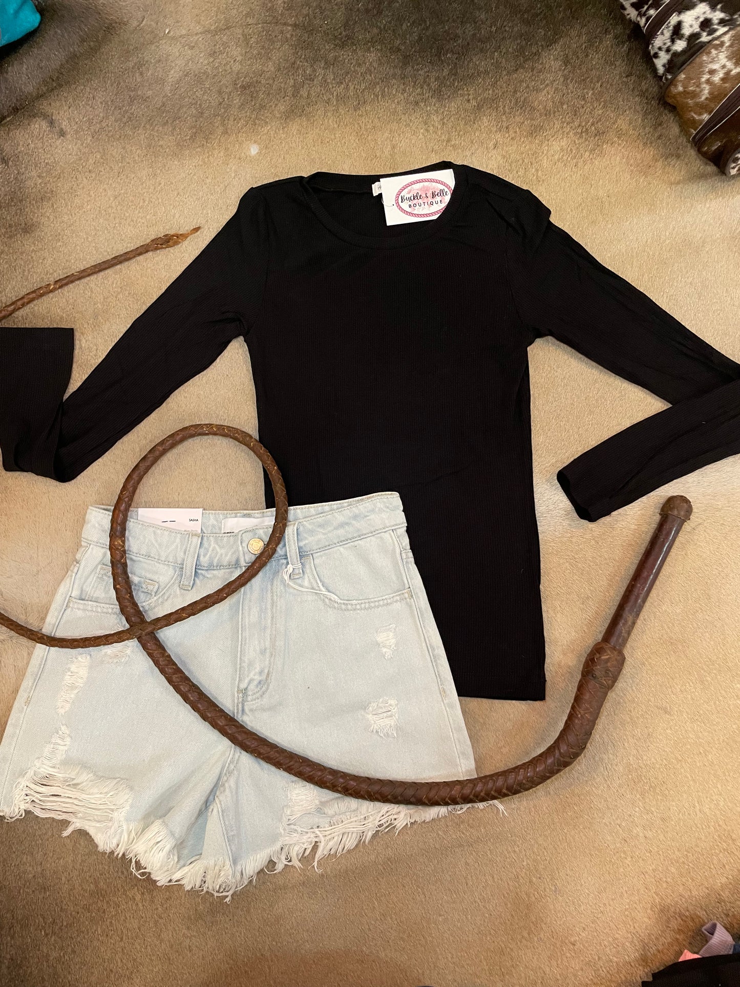Basic Crew Neck Long Sleeve Top ~ More Colors
