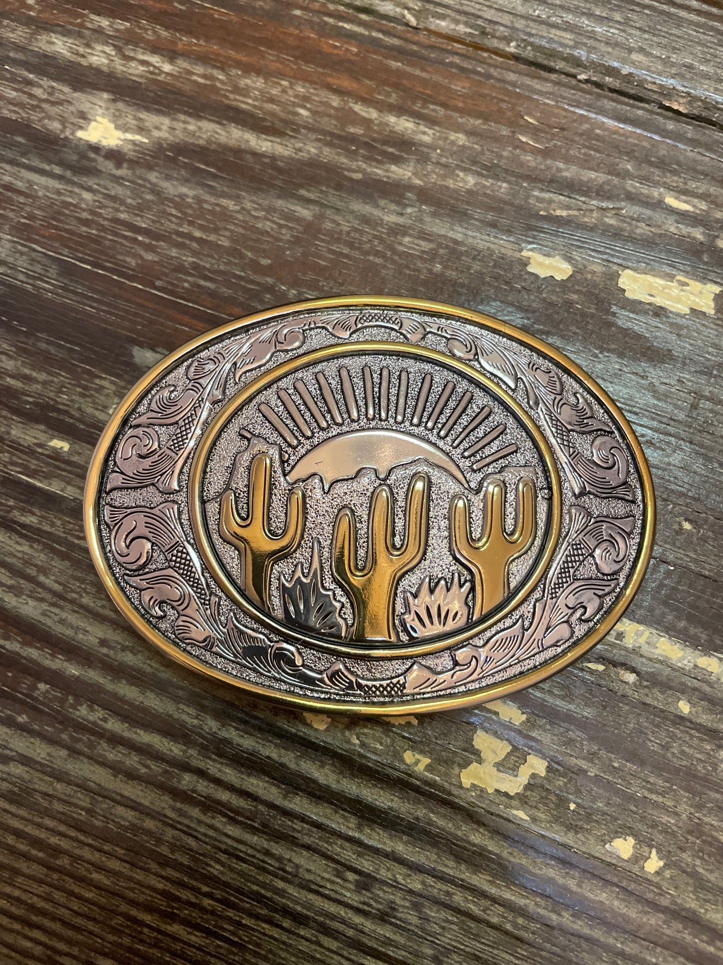 Desert Sunrise Belt Buckle
