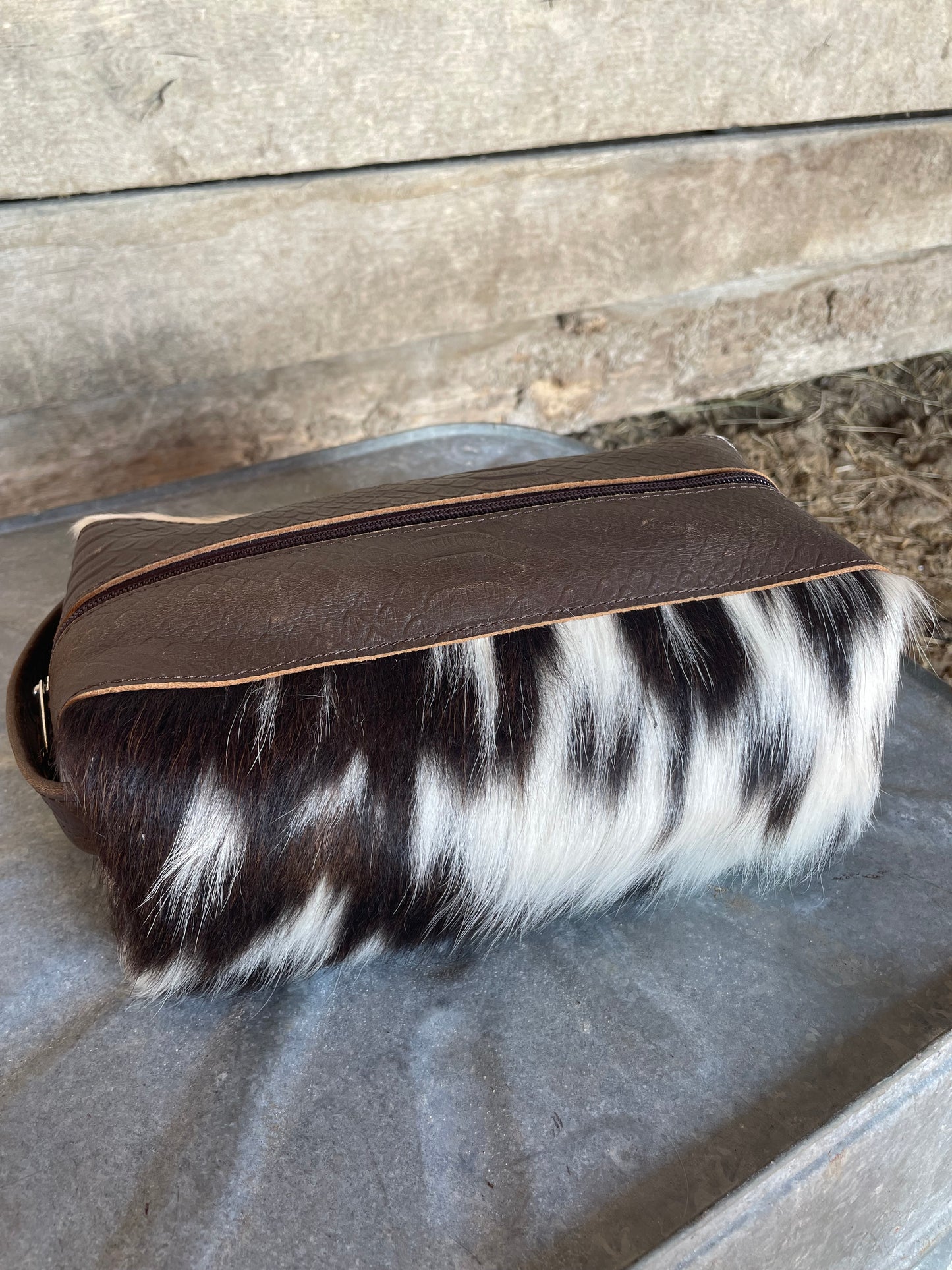 Cowhide Cosmetic Bag No. 5