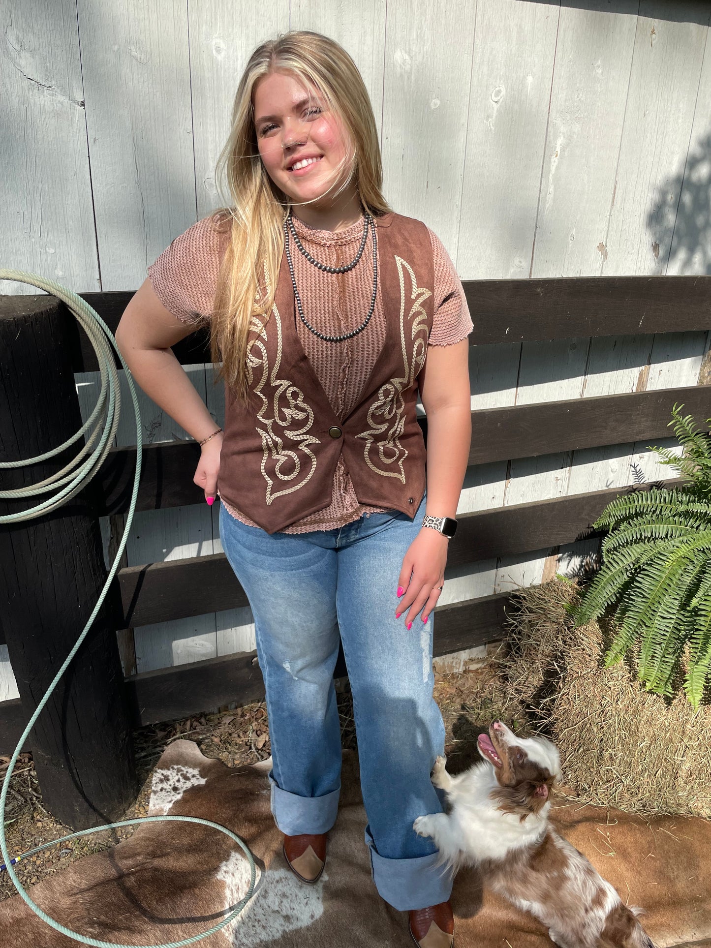 Western Stitch Vest