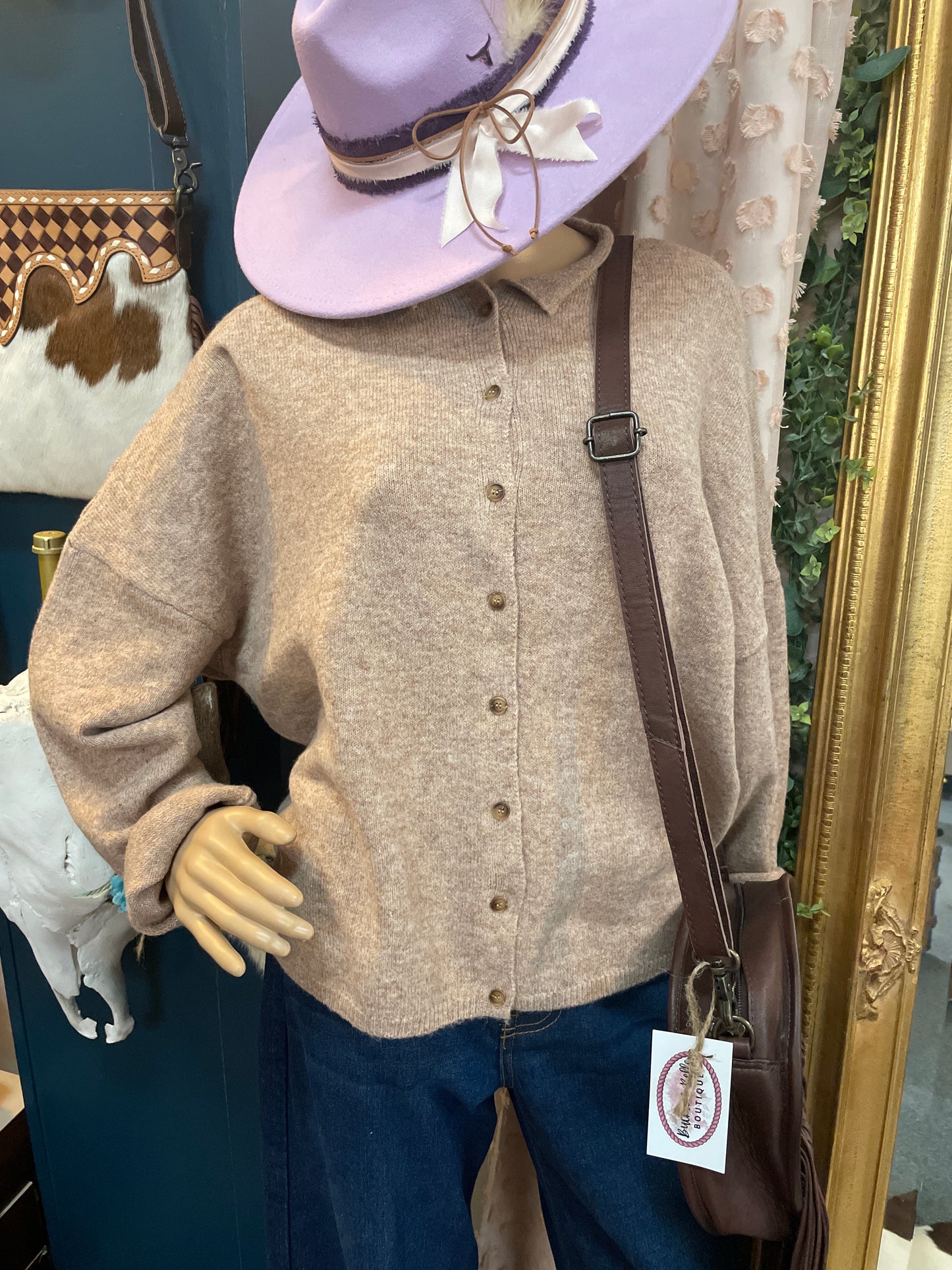 Tess Dainty Cardigan // Mocha