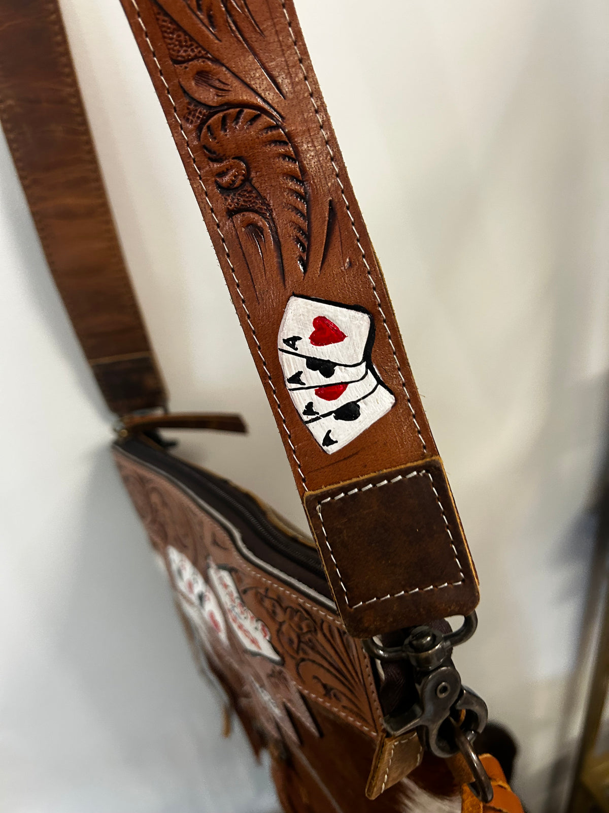 Cowhide Fringe Crossbody // Viva Las Vegas