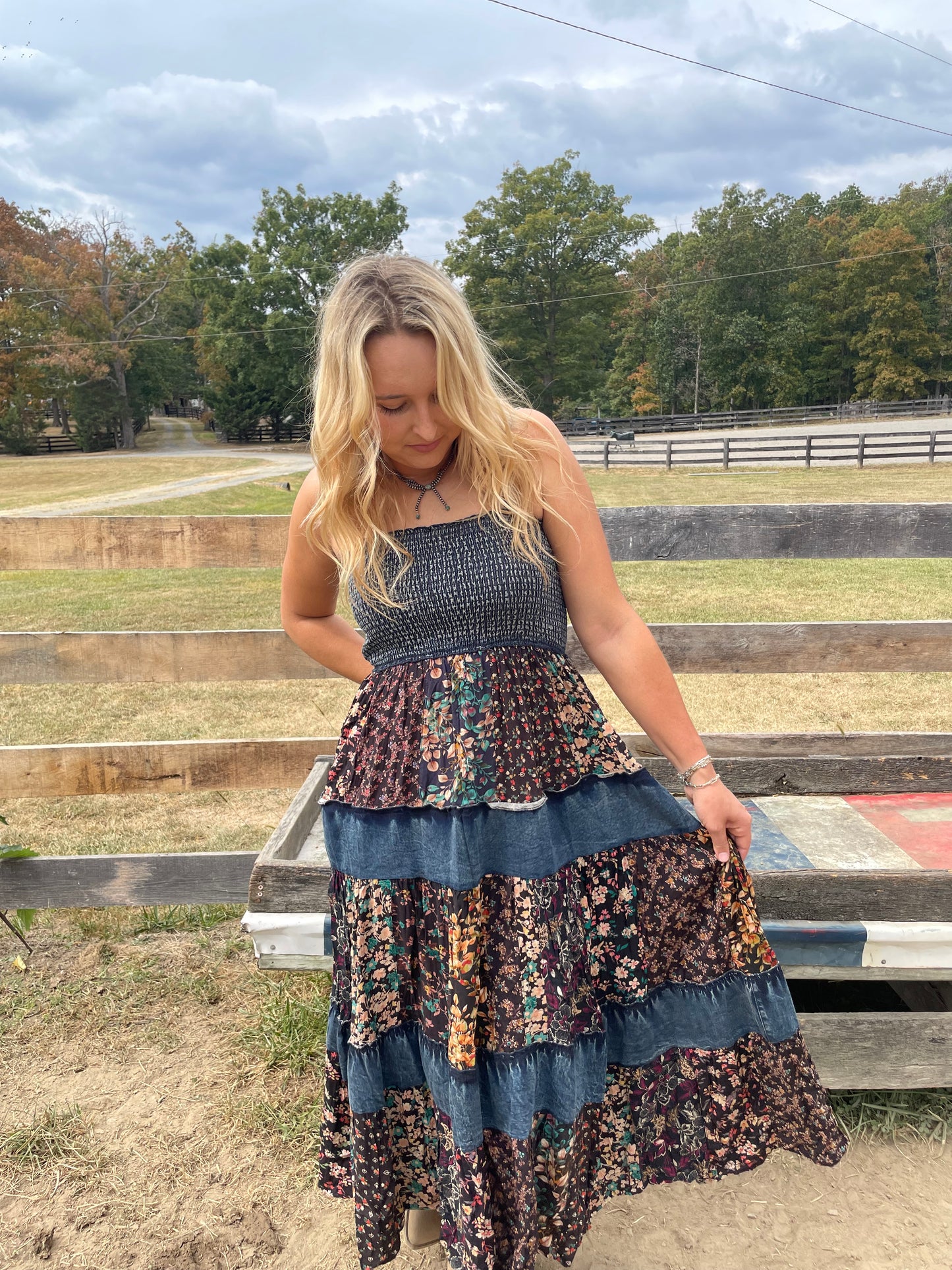 Denim Darlin’ Maxi Dress