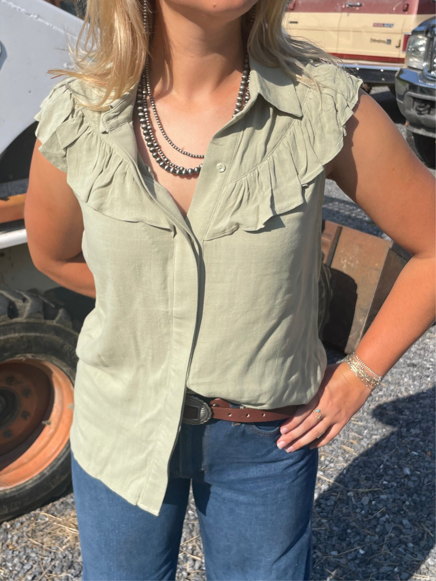 Willow Linen Look Blouse