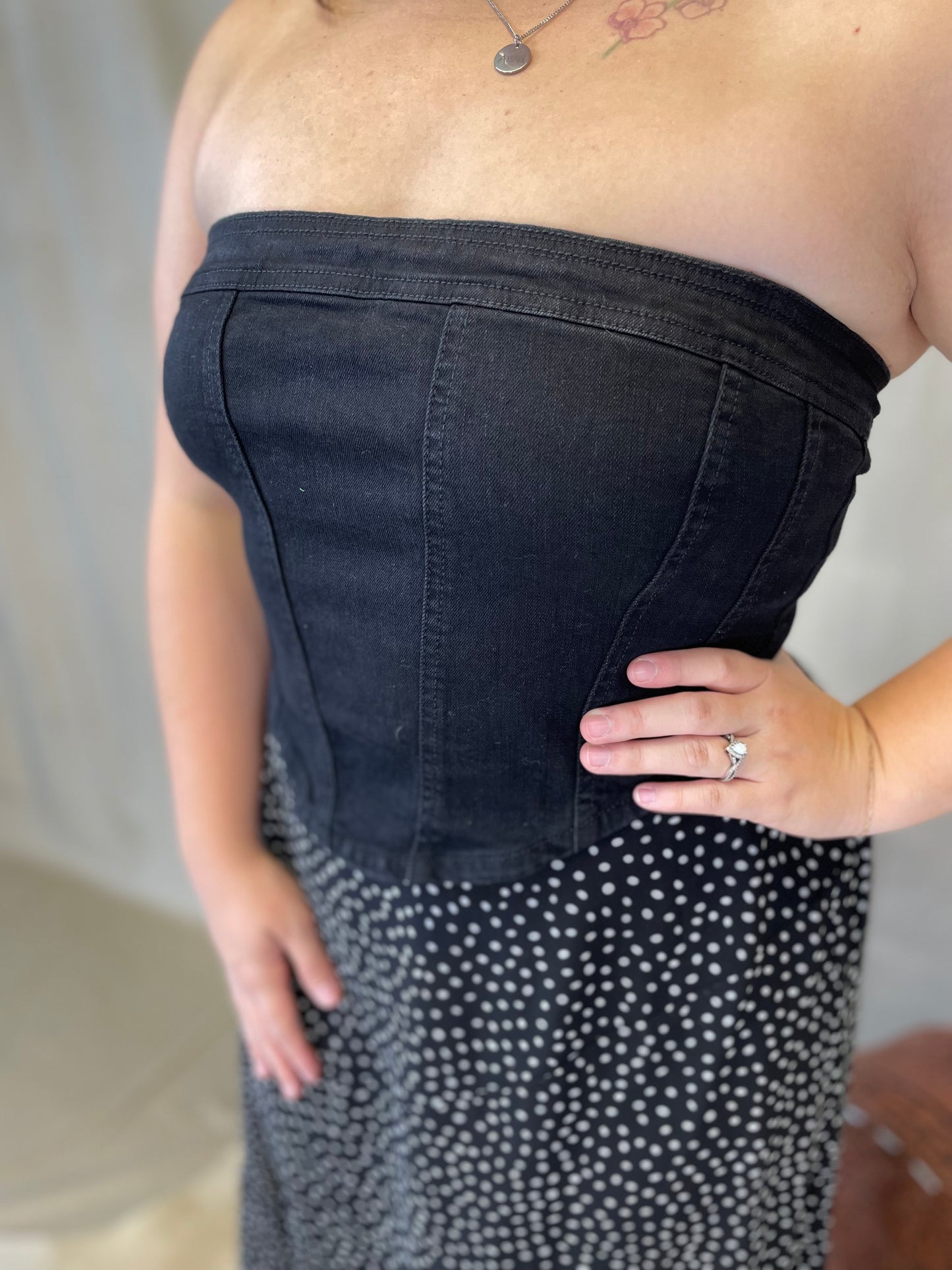 Denim Corset Top ~ More Colors