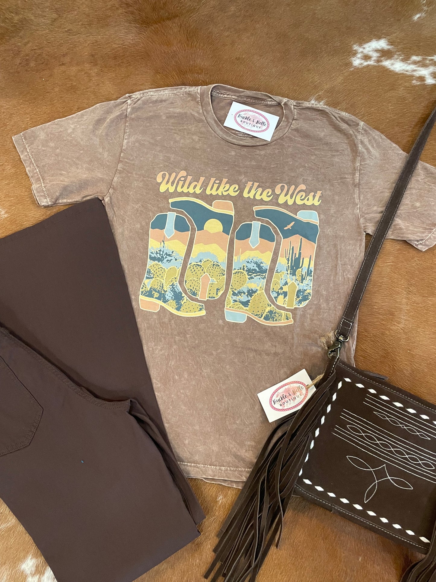 Wild Like The West Mineral Wash Graphic Tee