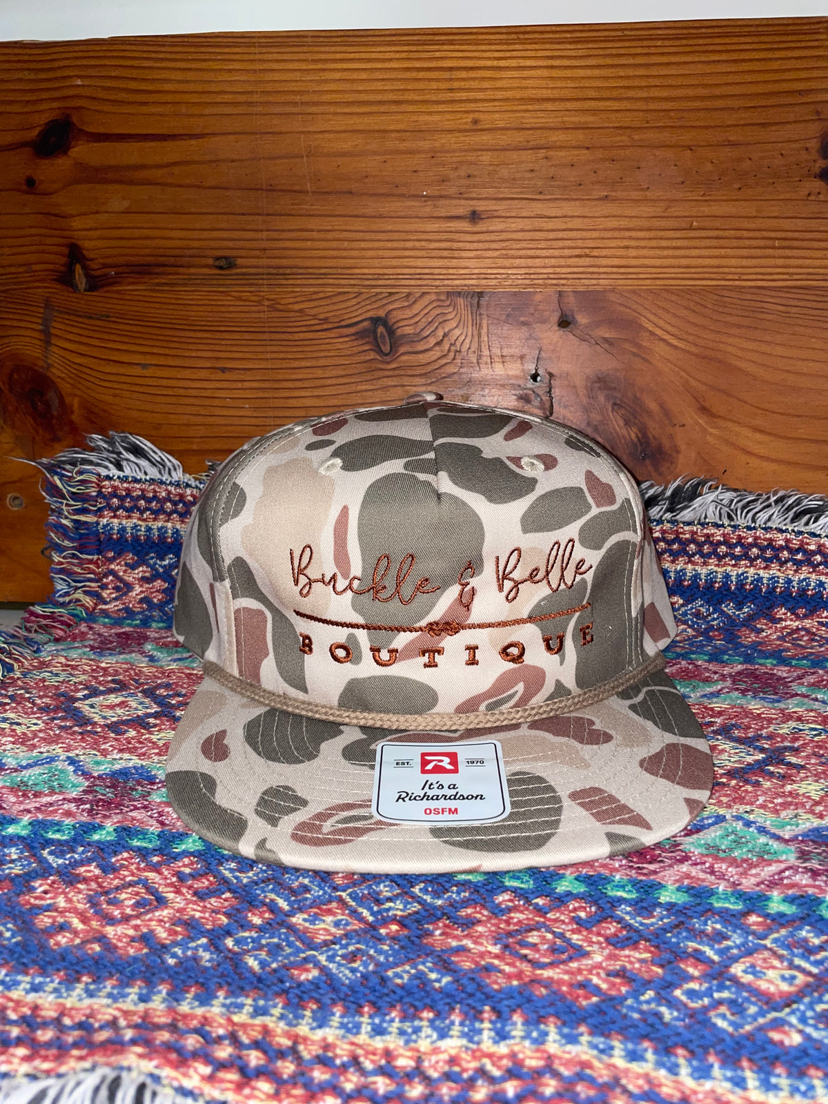 Signature Buckle & Belle Hat // Rope Logo