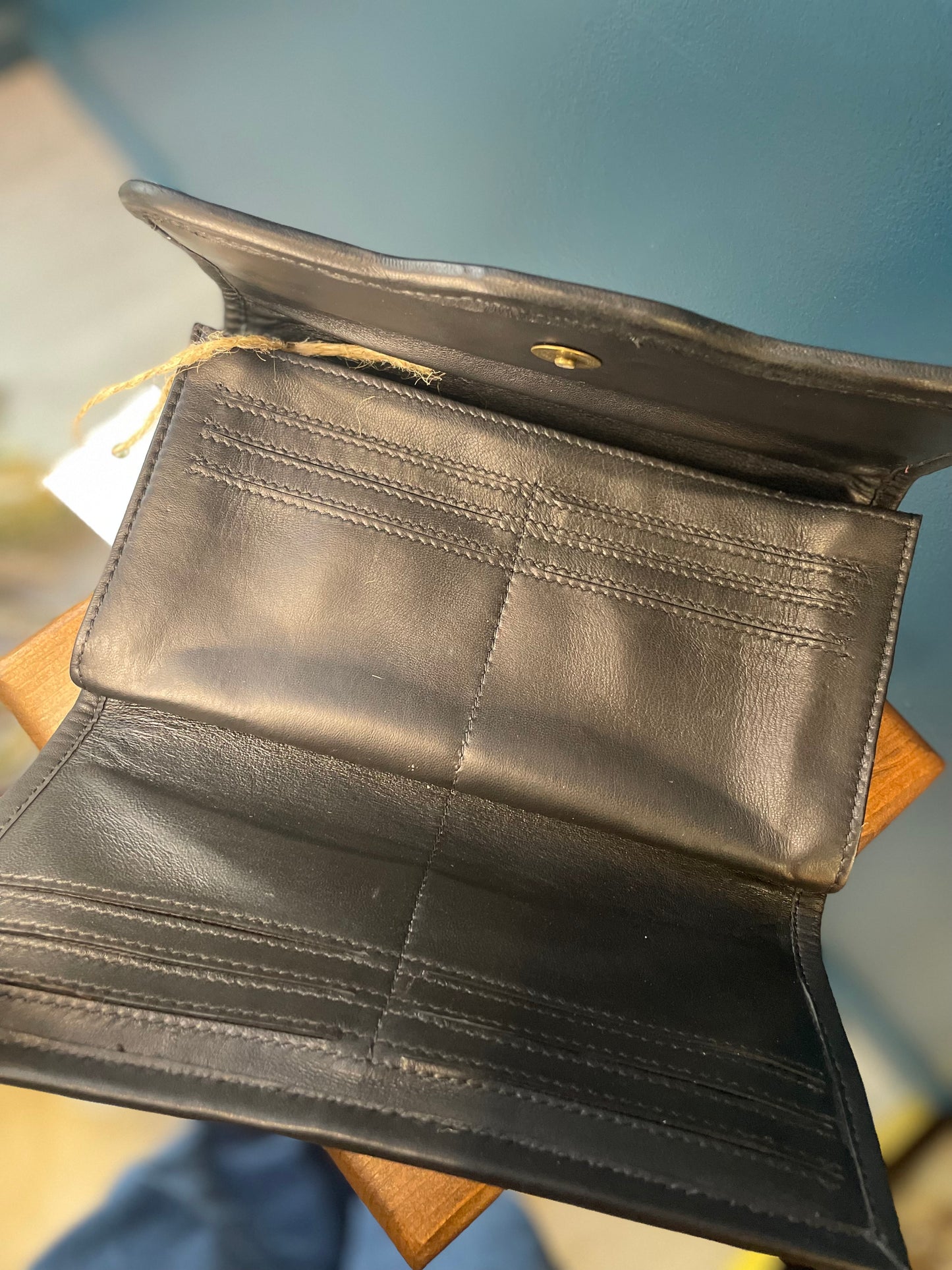 Jumbo Cowhide & Tooled Leather Clutch