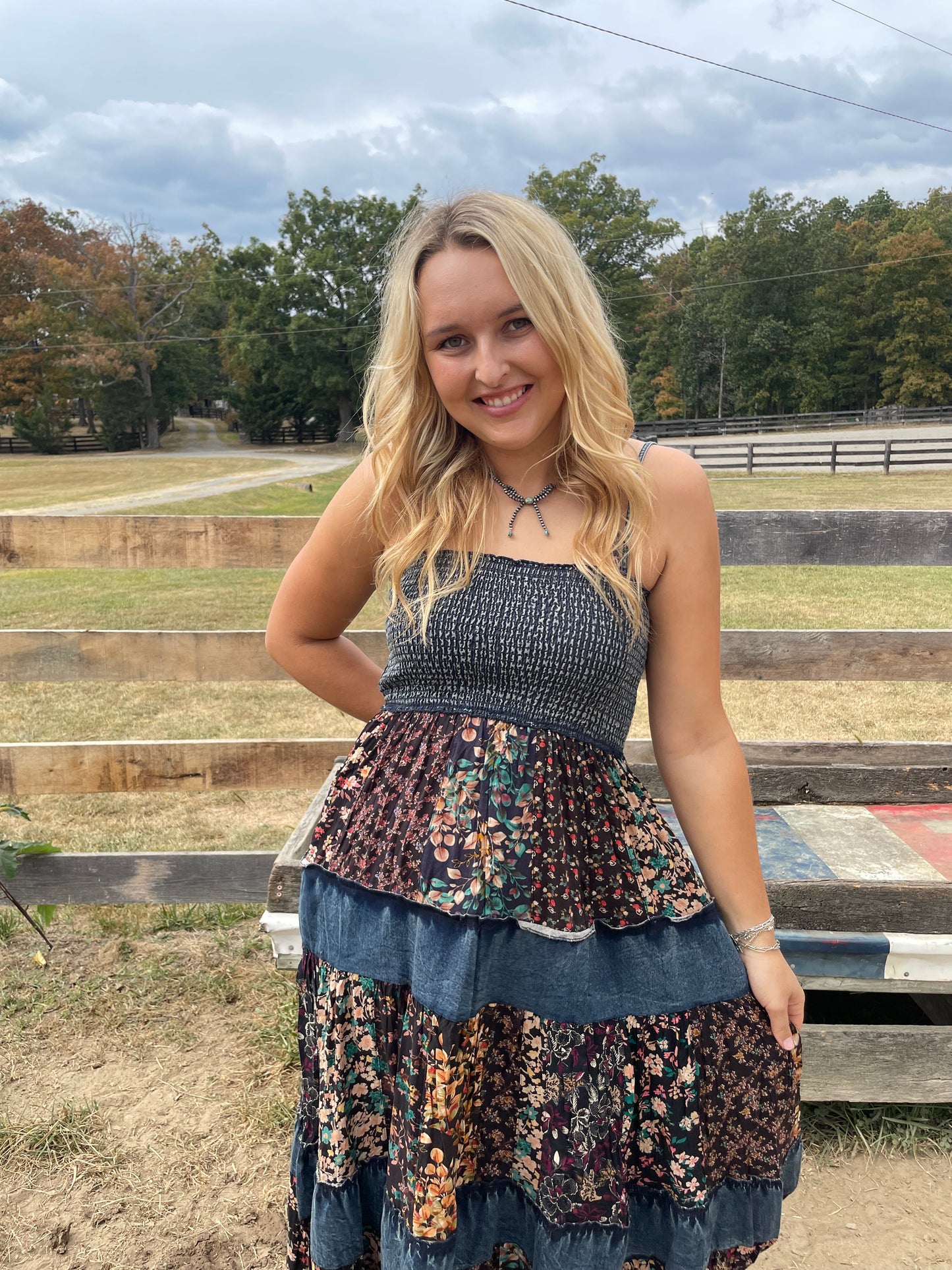 Denim Darlin’ Maxi Dress