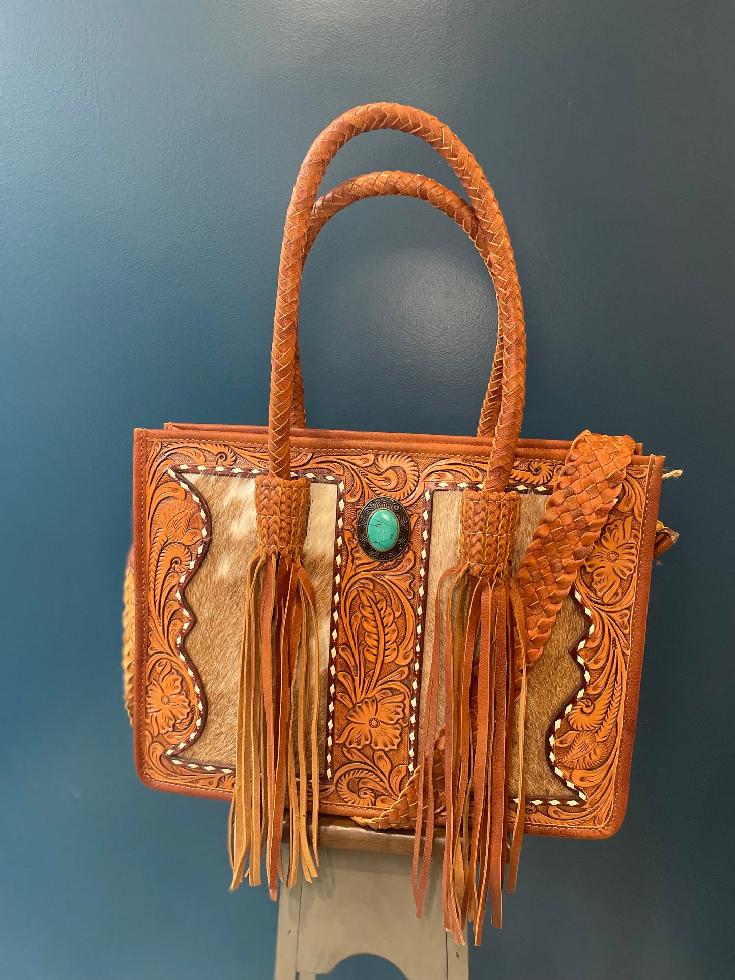 Corporate Cowgirl Commuter Bag in Tan