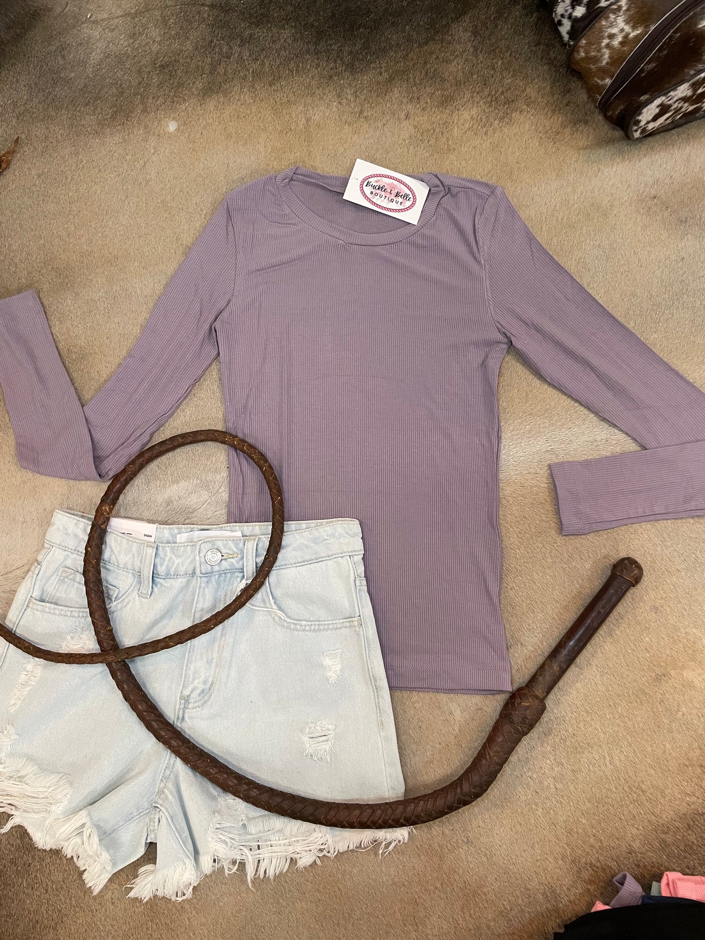 Basic Crew Neck Long Sleeve Top ~ More Colors