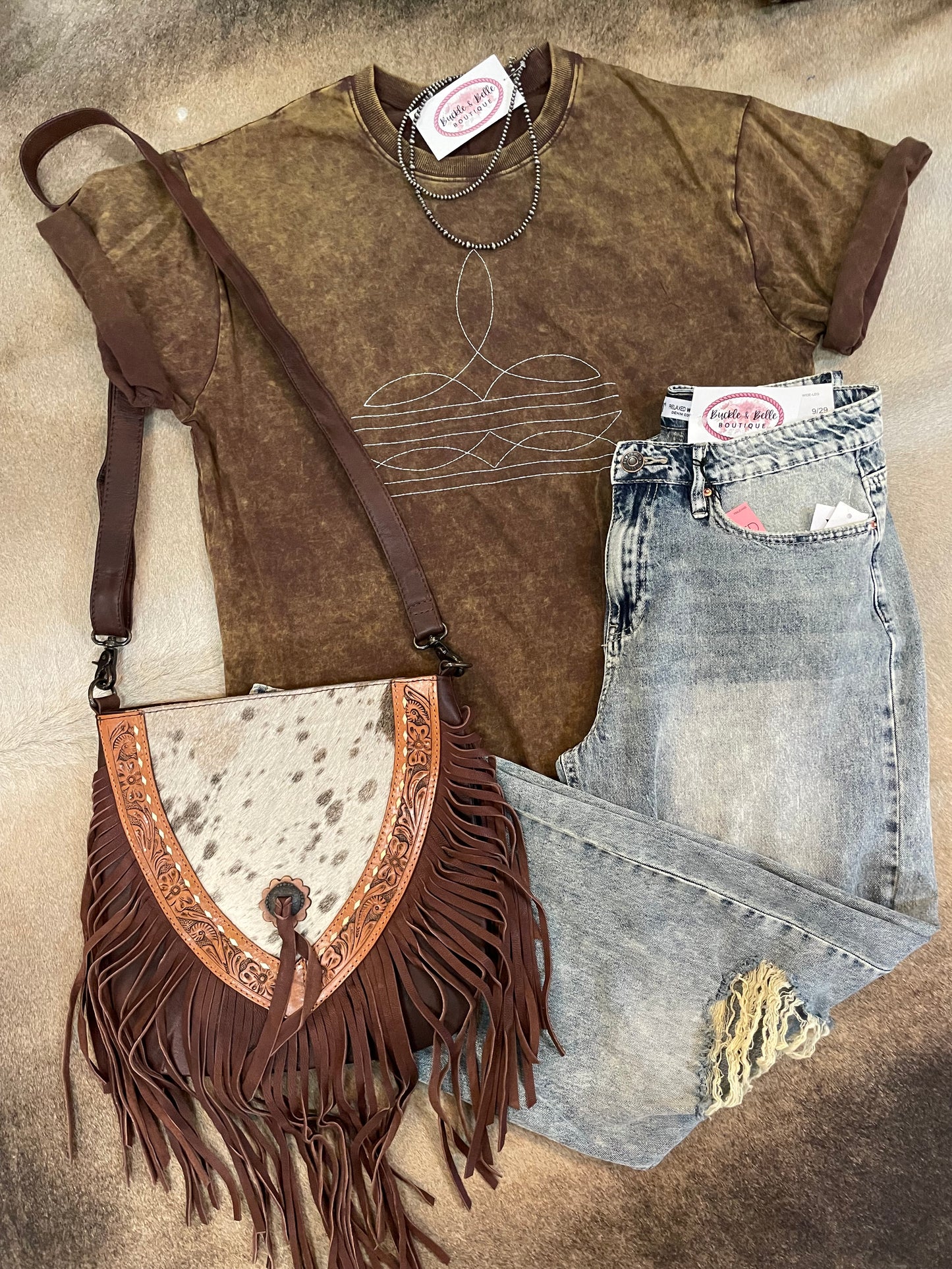 Dakota Fringe Crossbody Purse