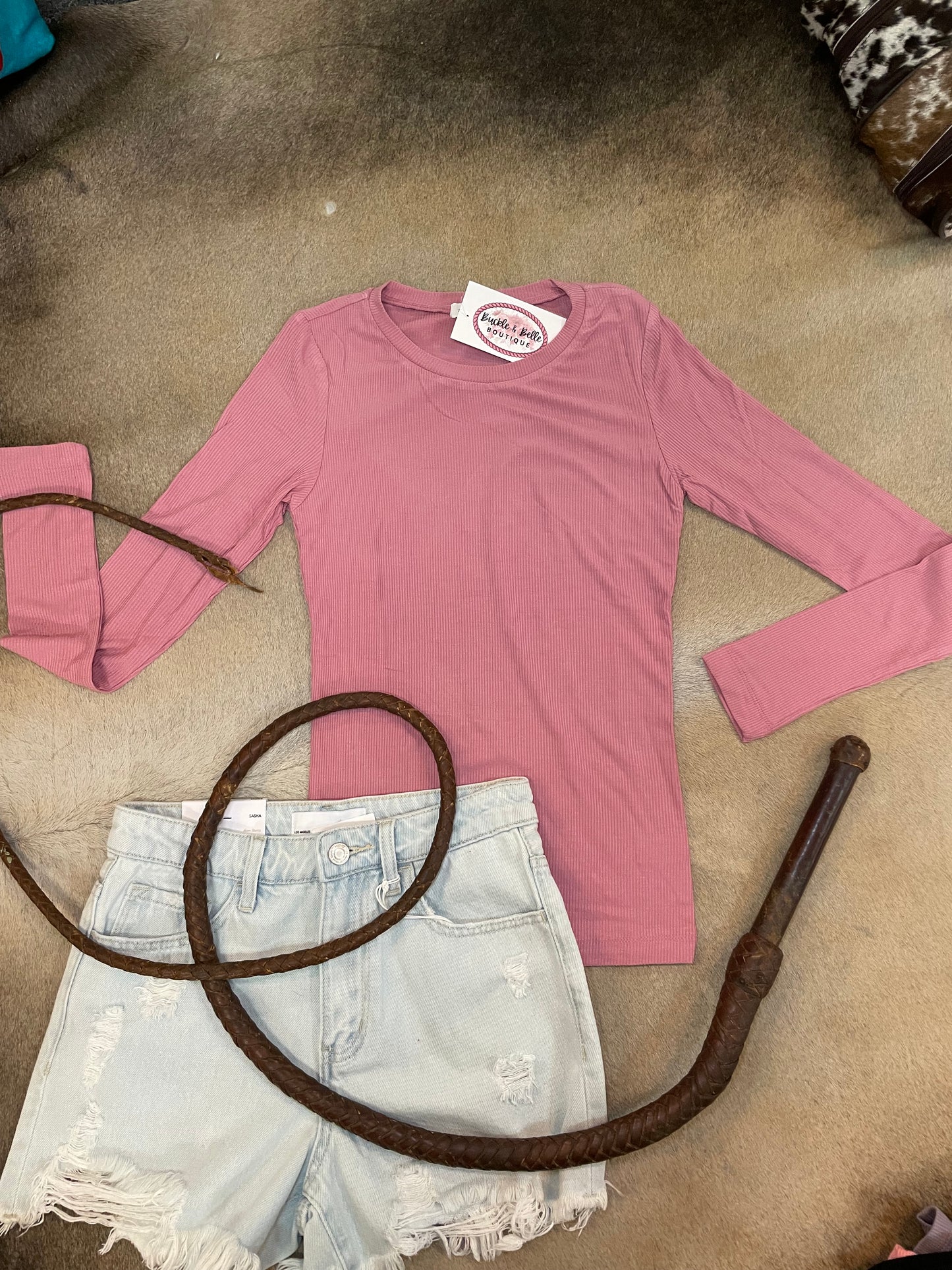 Basic Crew Neck Long Sleeve Top ~ More Colors
