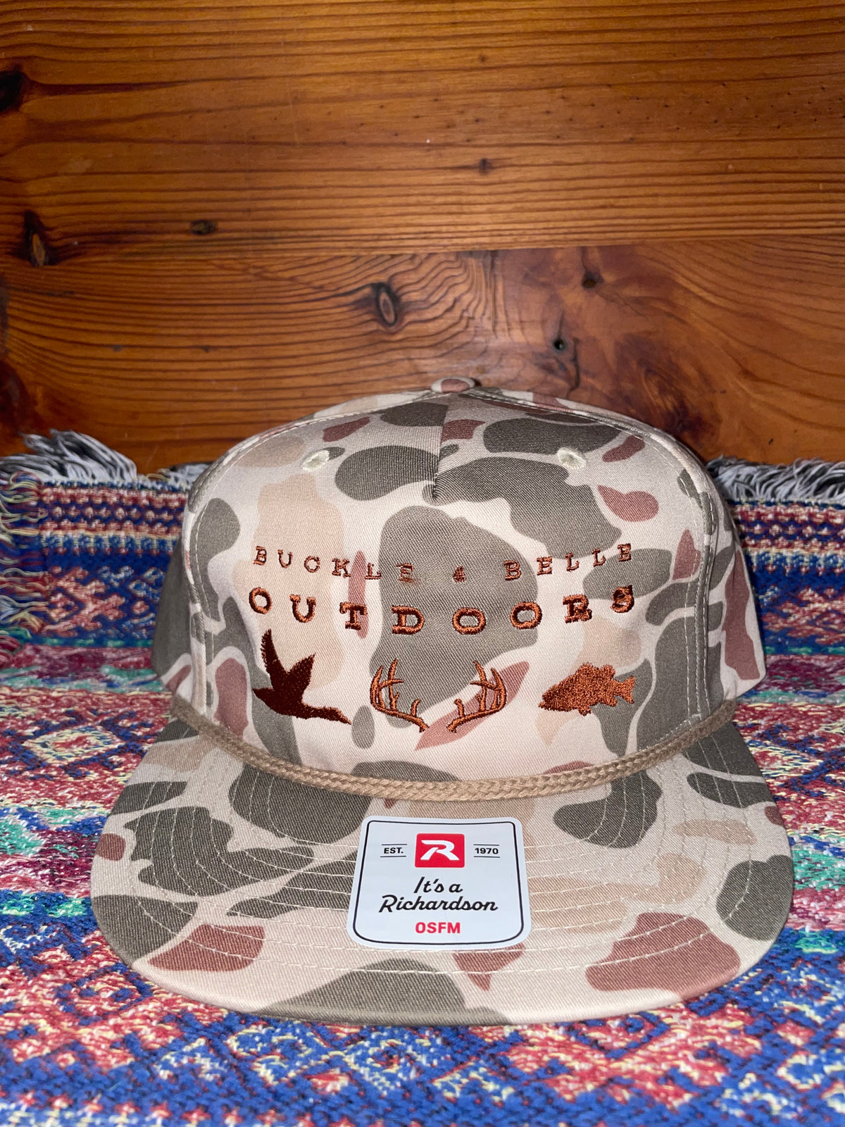 Buckle & Belle Outdoors Signature Cap // Duck Camo