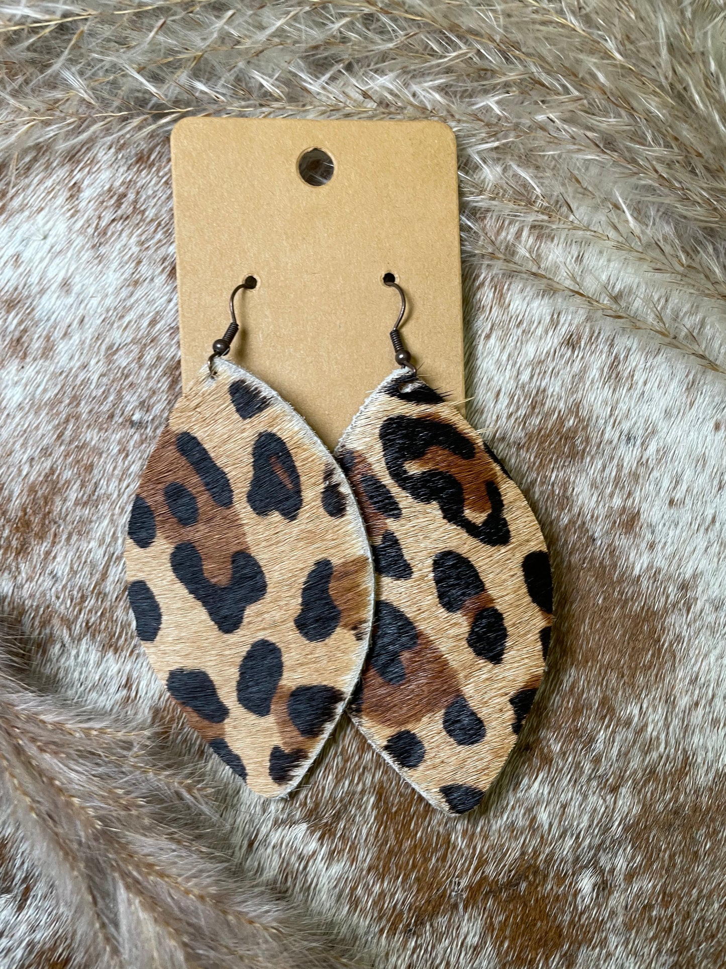Genuine Cowhide Earrings ~ More Colors