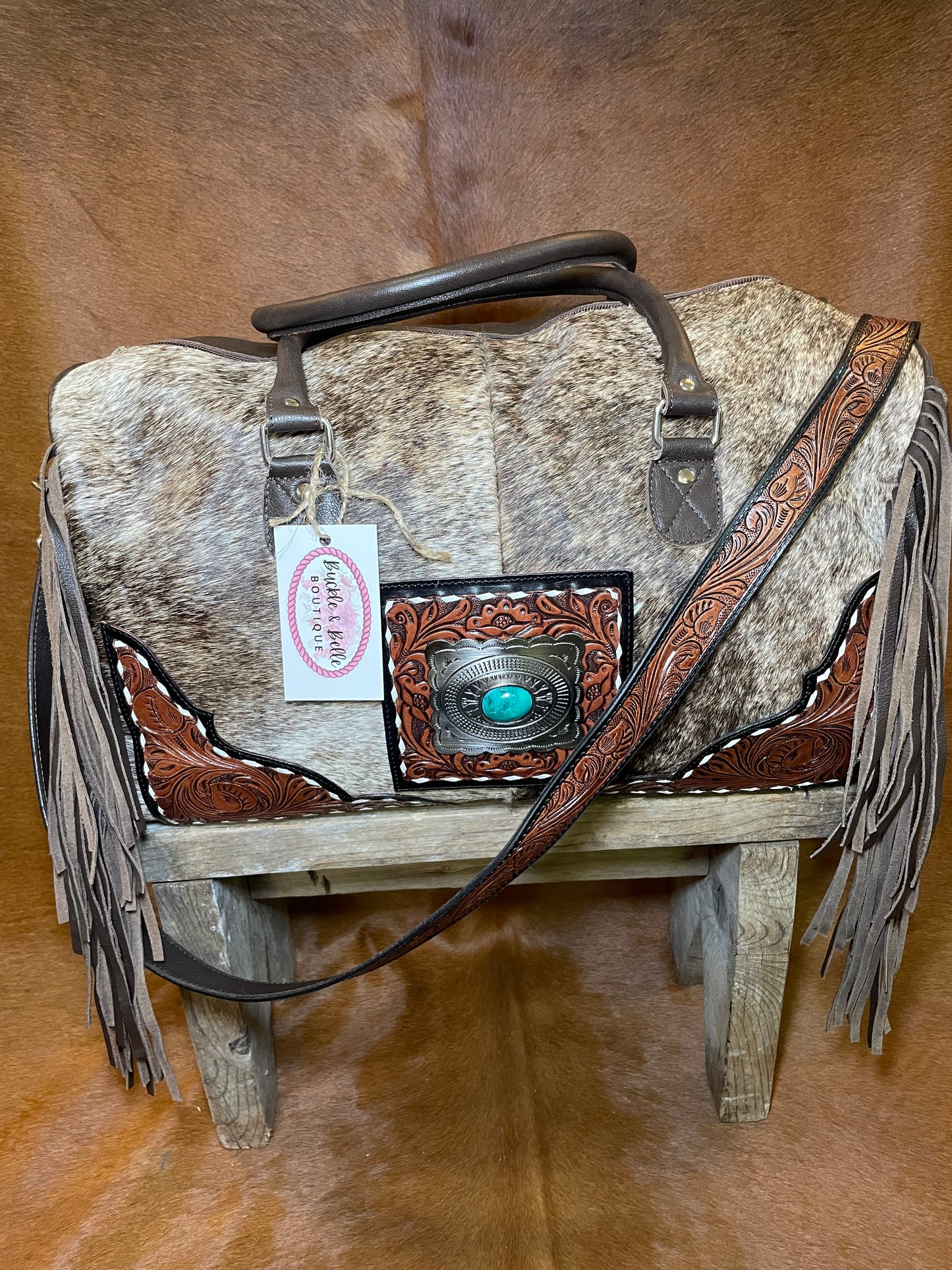 Frontier Fringed Duffle Bag
