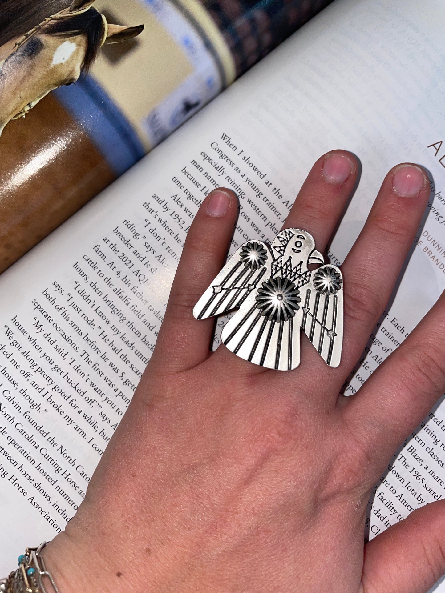 Thunderbird Statement Ring