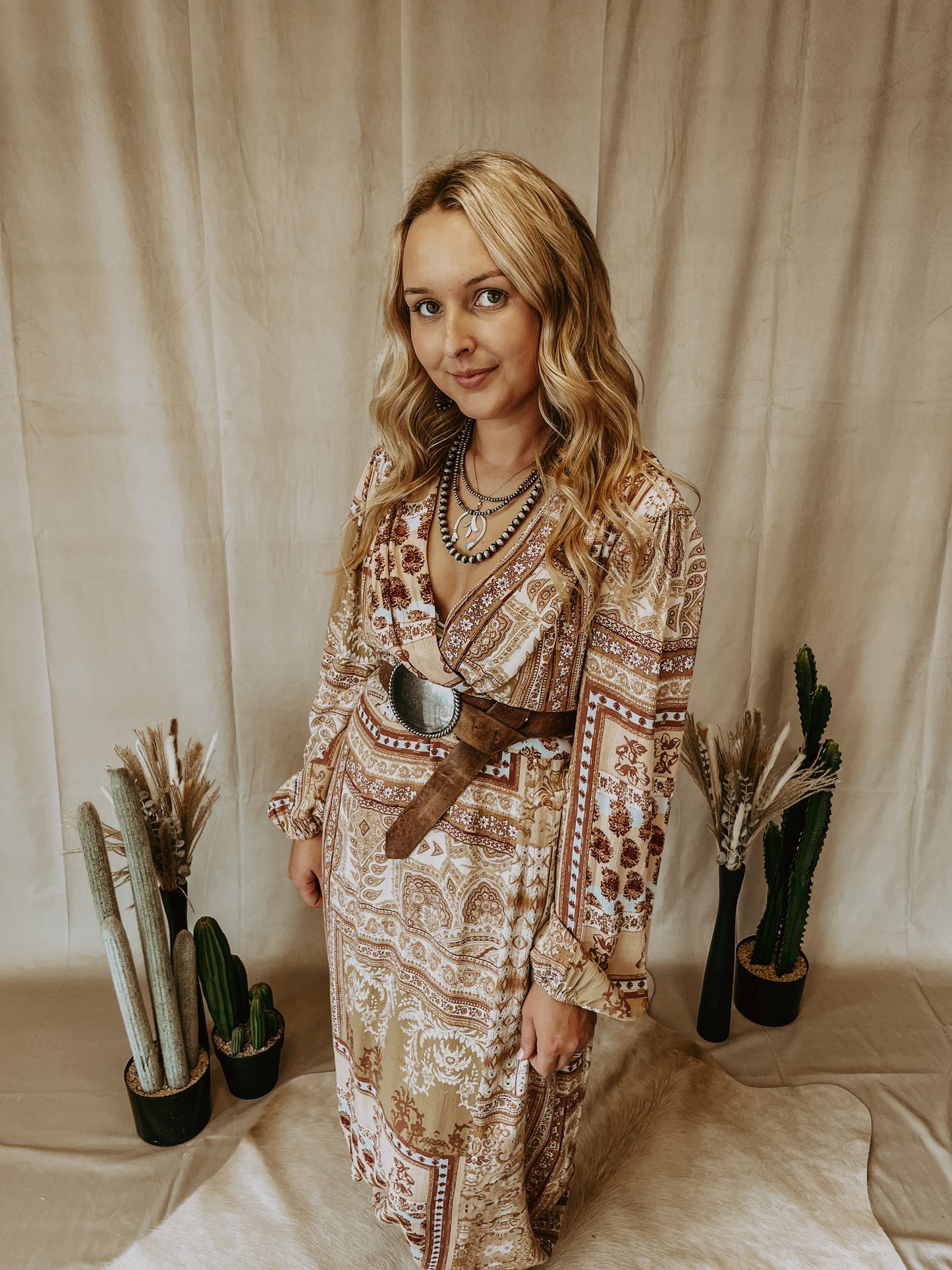 Rustic Patchwork Dress