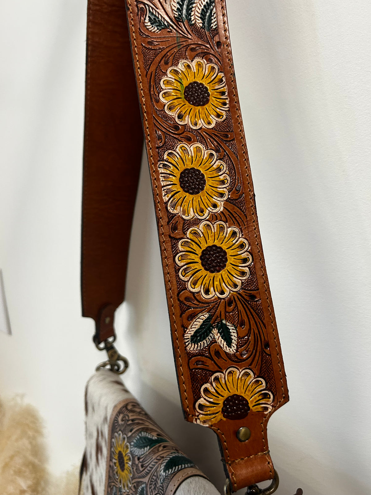 Snap Front Sunflower Bag