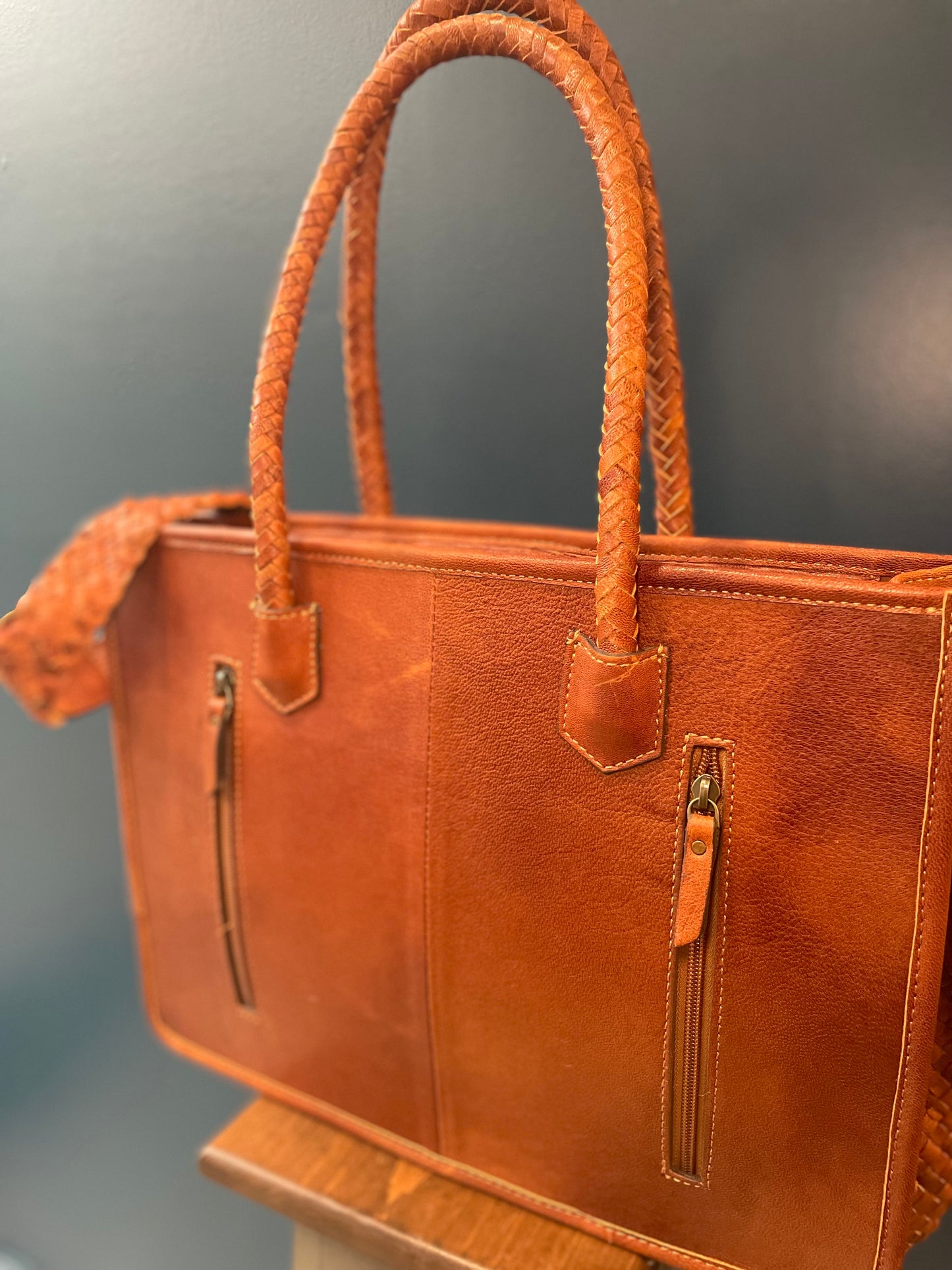 Corporate Cowgirl Commuter Bag in Tan