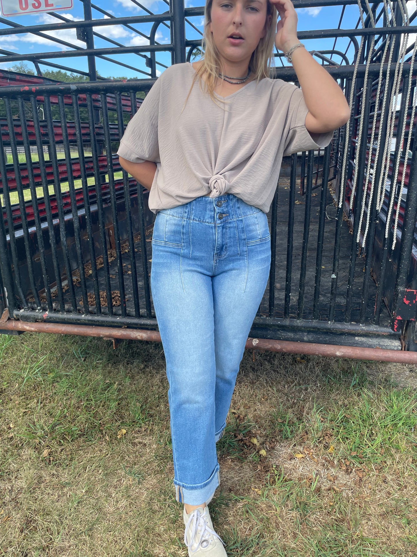 High Plains Vintage Boyfriend Jeans