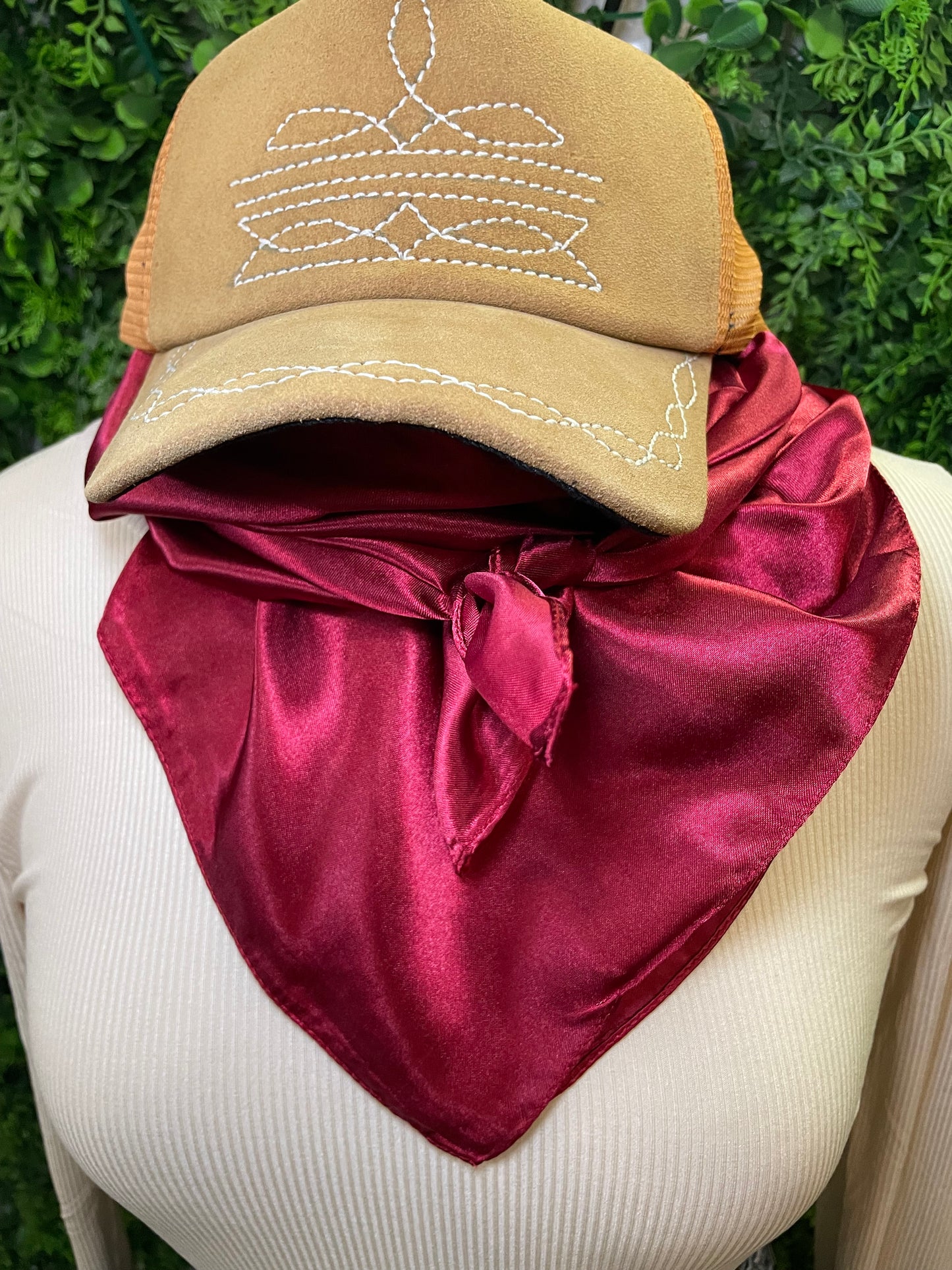 Solid Wild Rag in Berry