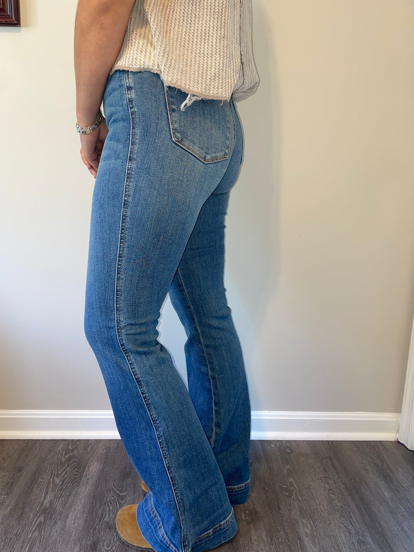 Judy Blue High Waist Tummy Control Flare Jeans