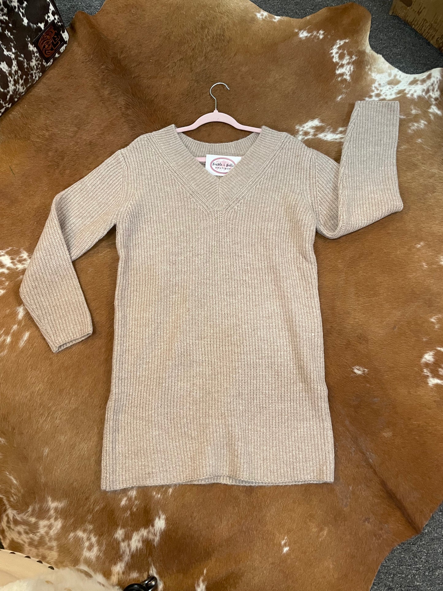 Dallas Sweater Dress // Mocha