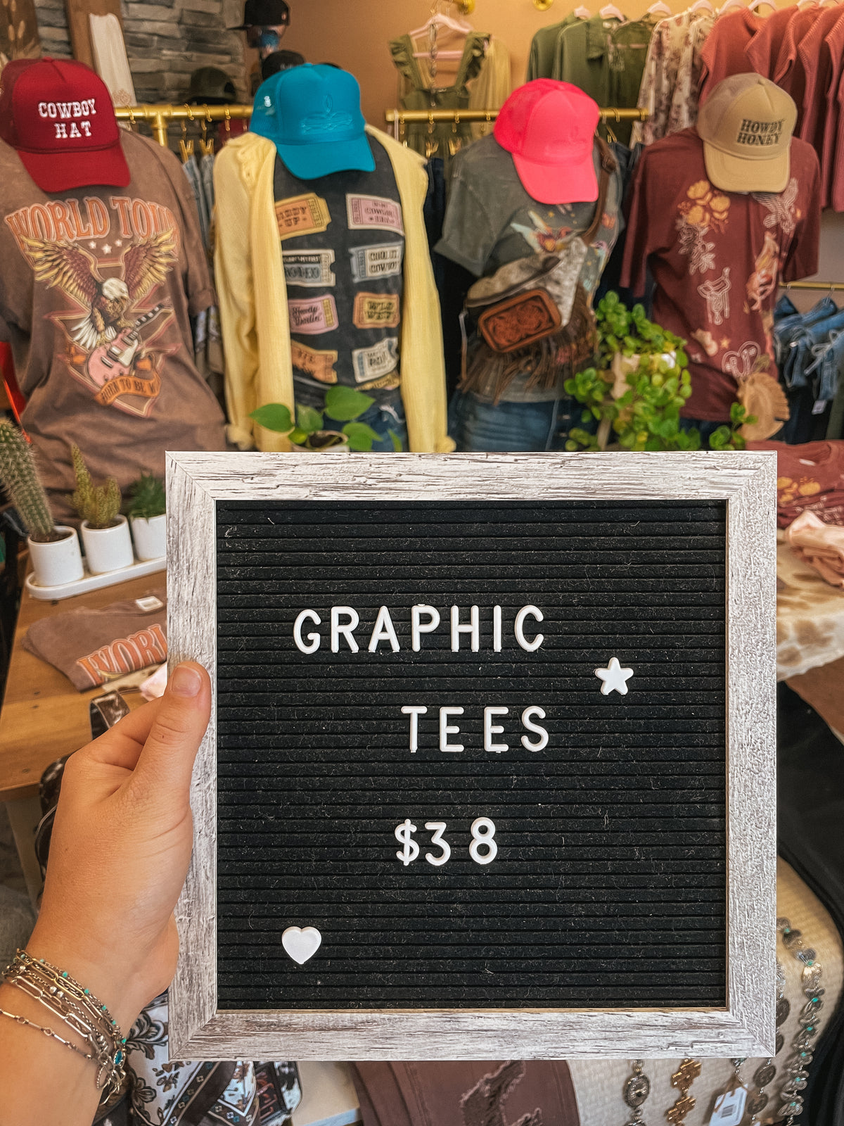 Graphic Tees + Sweatshirts