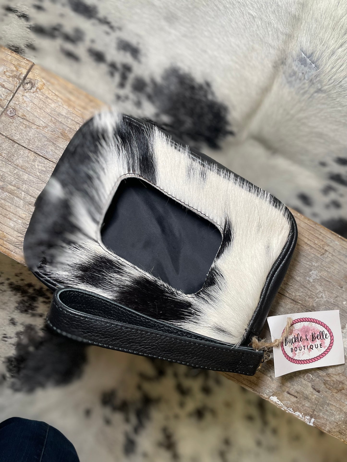 Cowhide Baby Wipe Holder