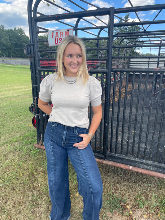 Silver Spur Knit Top
