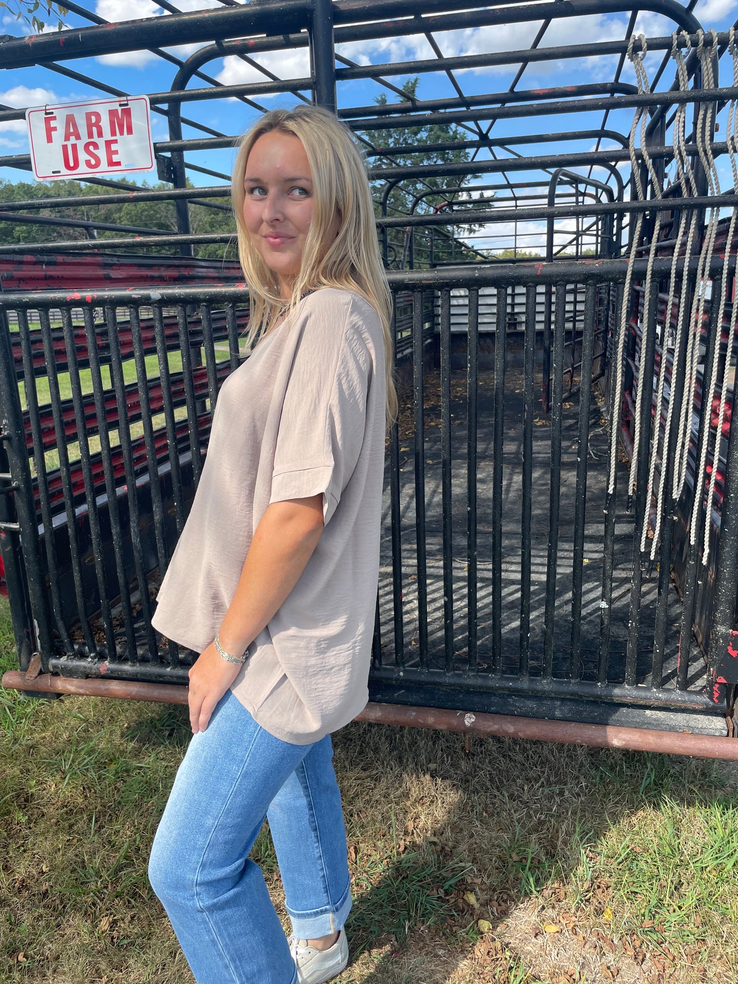 Driftwood Basic Oversized Top