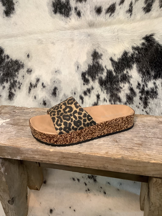 Jaime Cheetah Print Platform Sandals