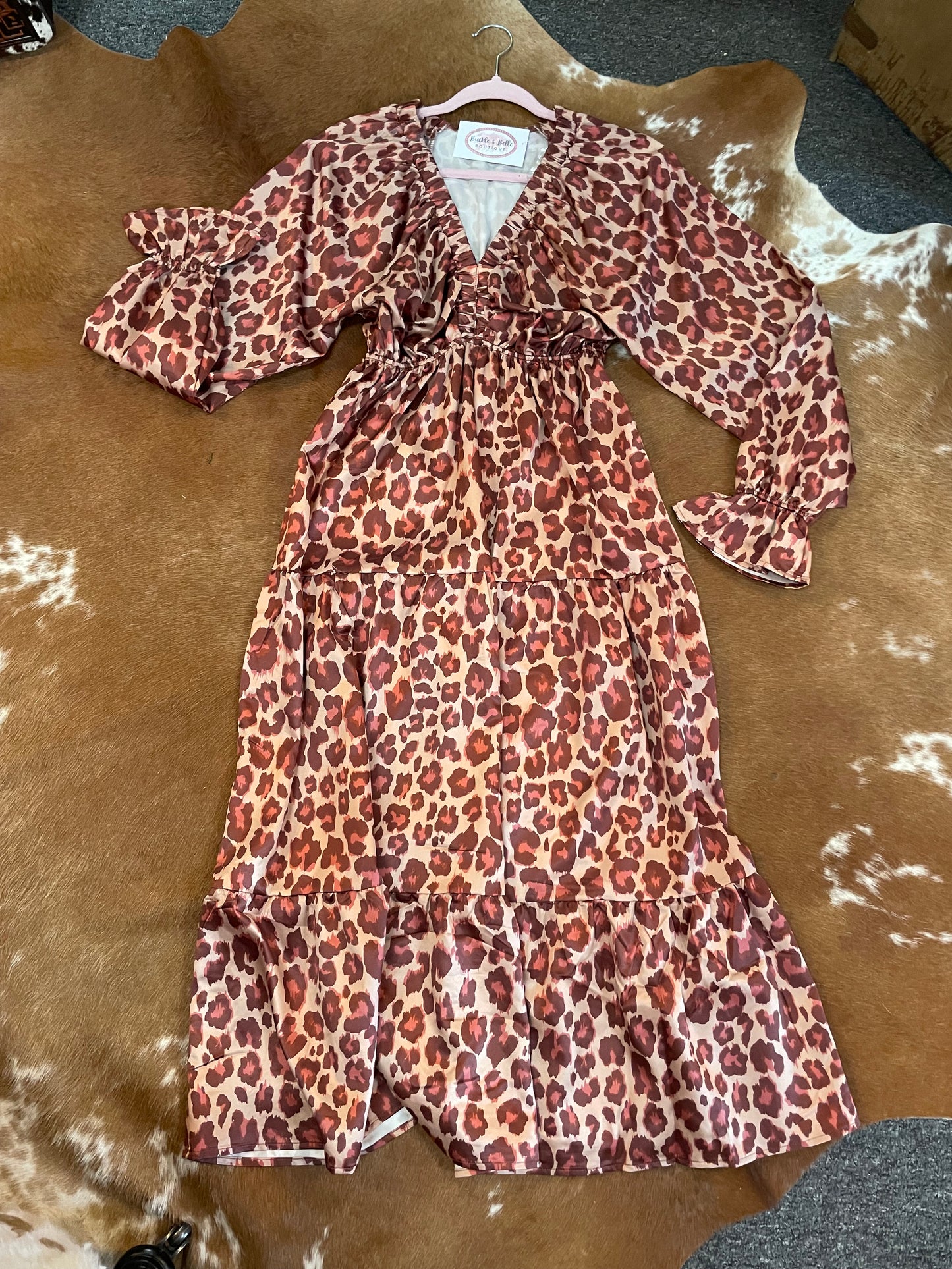 Mae Leopard Maxi Dress