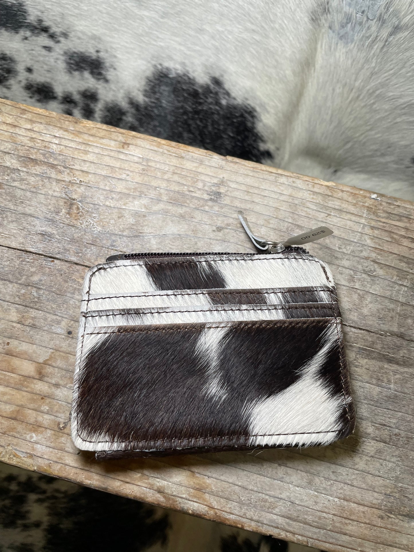 Cowhide Card/Coin/ID Wallet