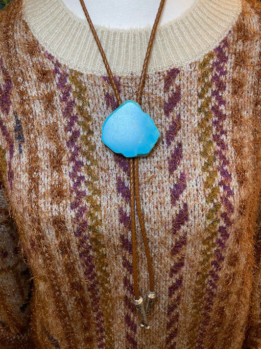 Raw Edge Stone Bolo