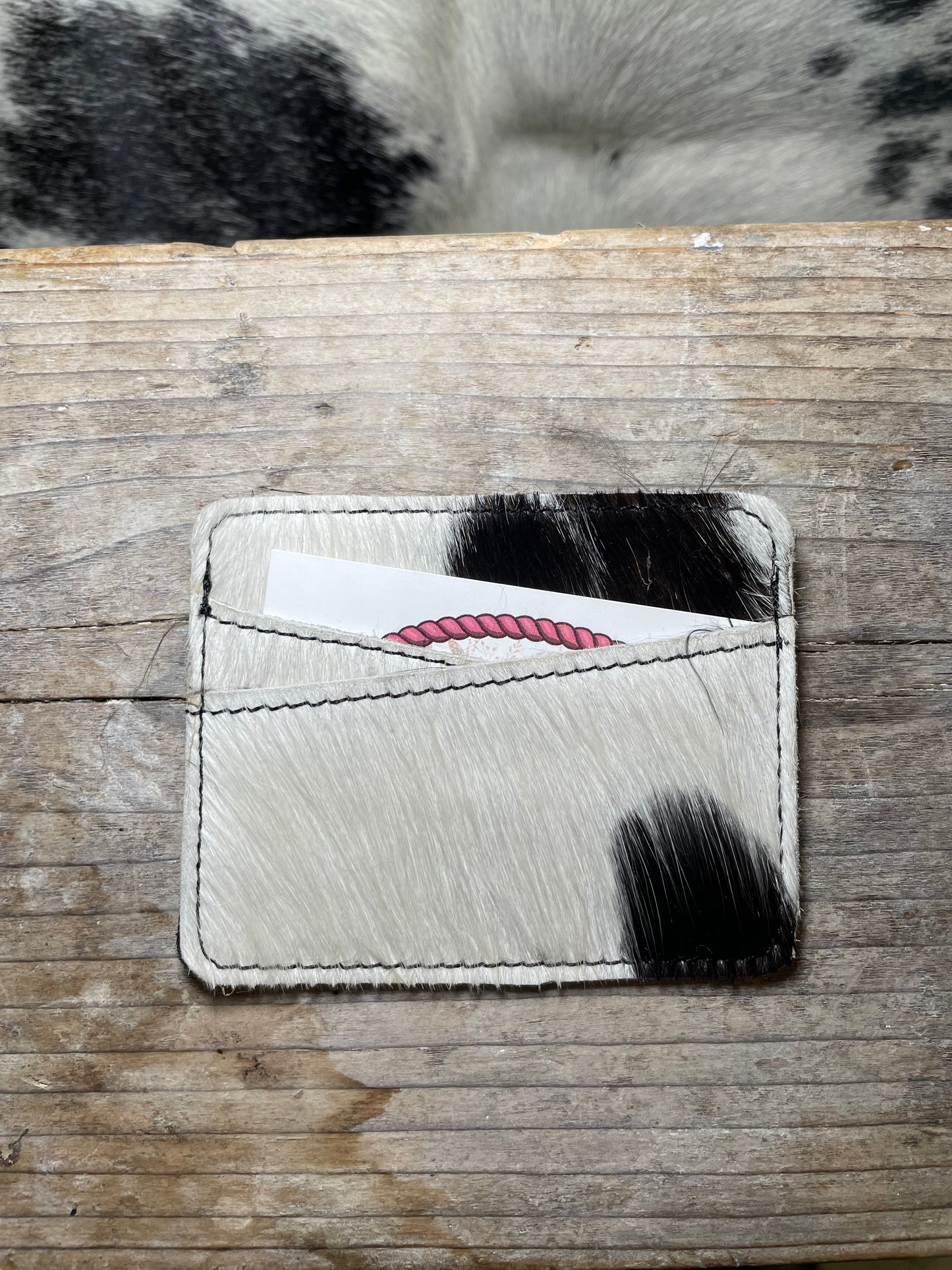 Cowhide Credit Card Wallet