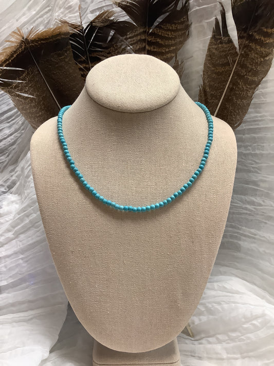 4mm Turquoise Necklace