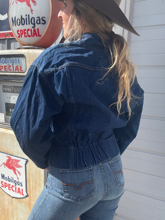 Pre-Loved // 70s Wrangler 13 Oz Cotton Denim Workwear Jacket Size Medium