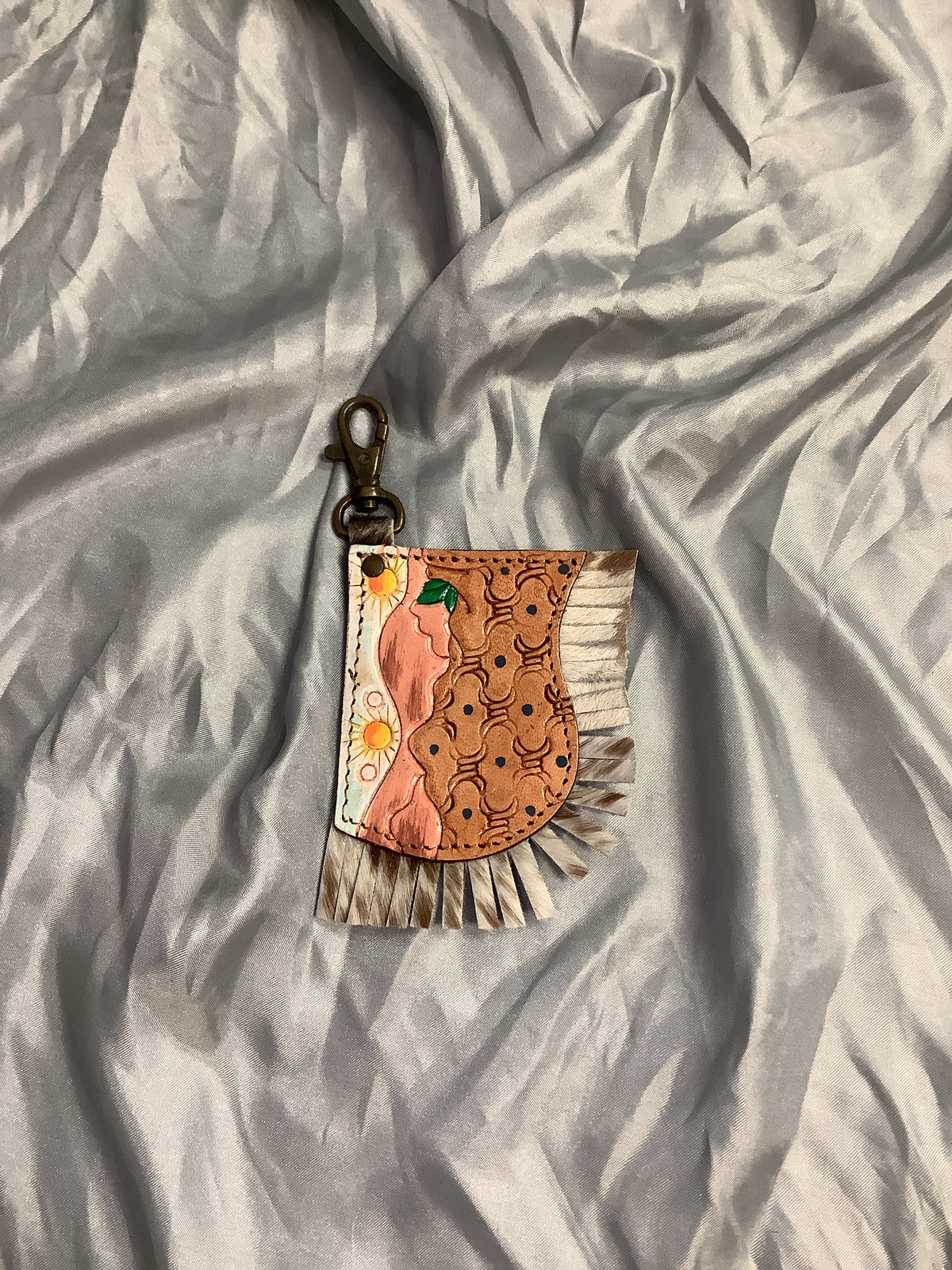 Desert Sand Patch Keychain