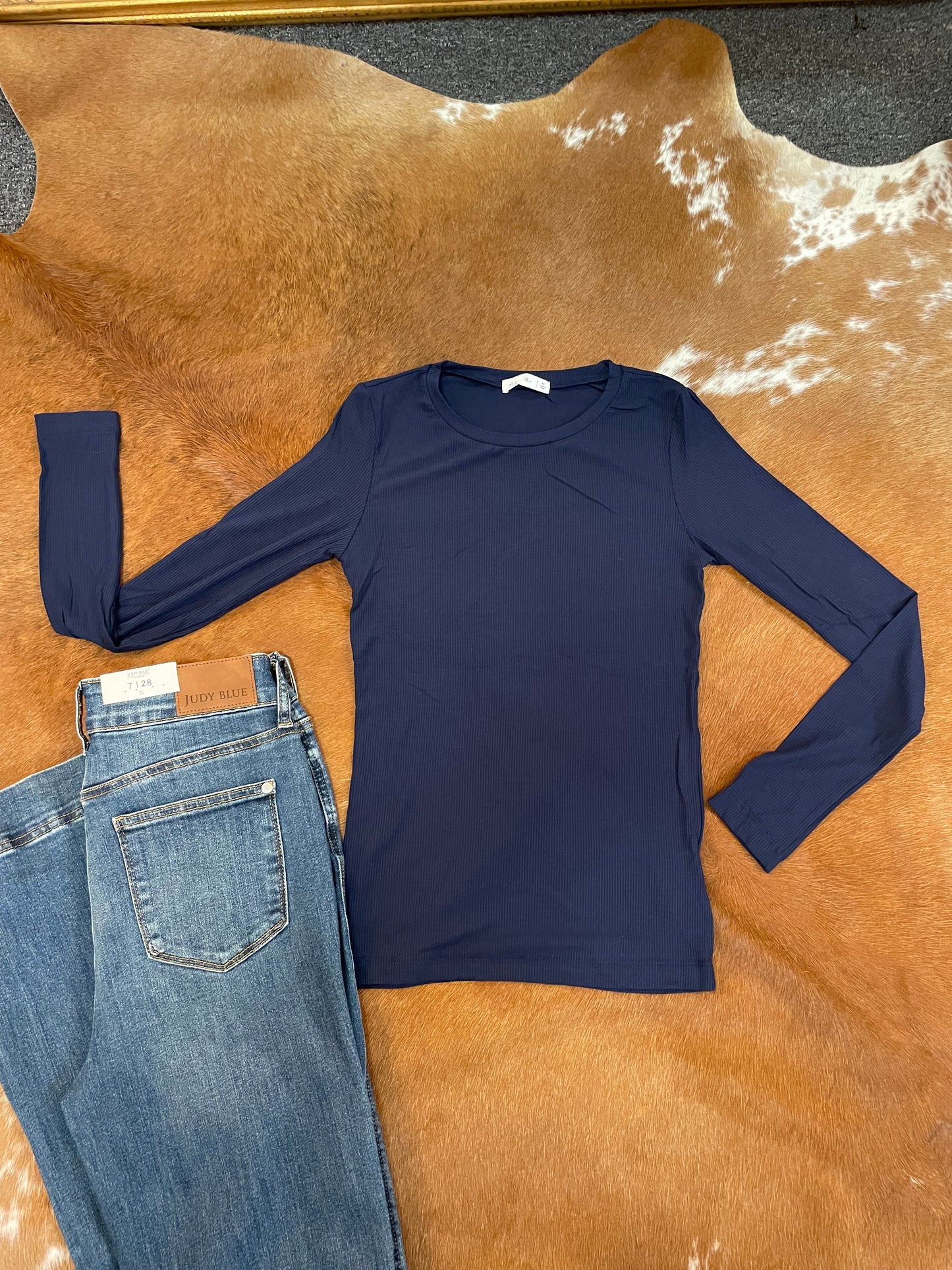 Basic Crew Neck Long Sleeve Top ~ More Colors