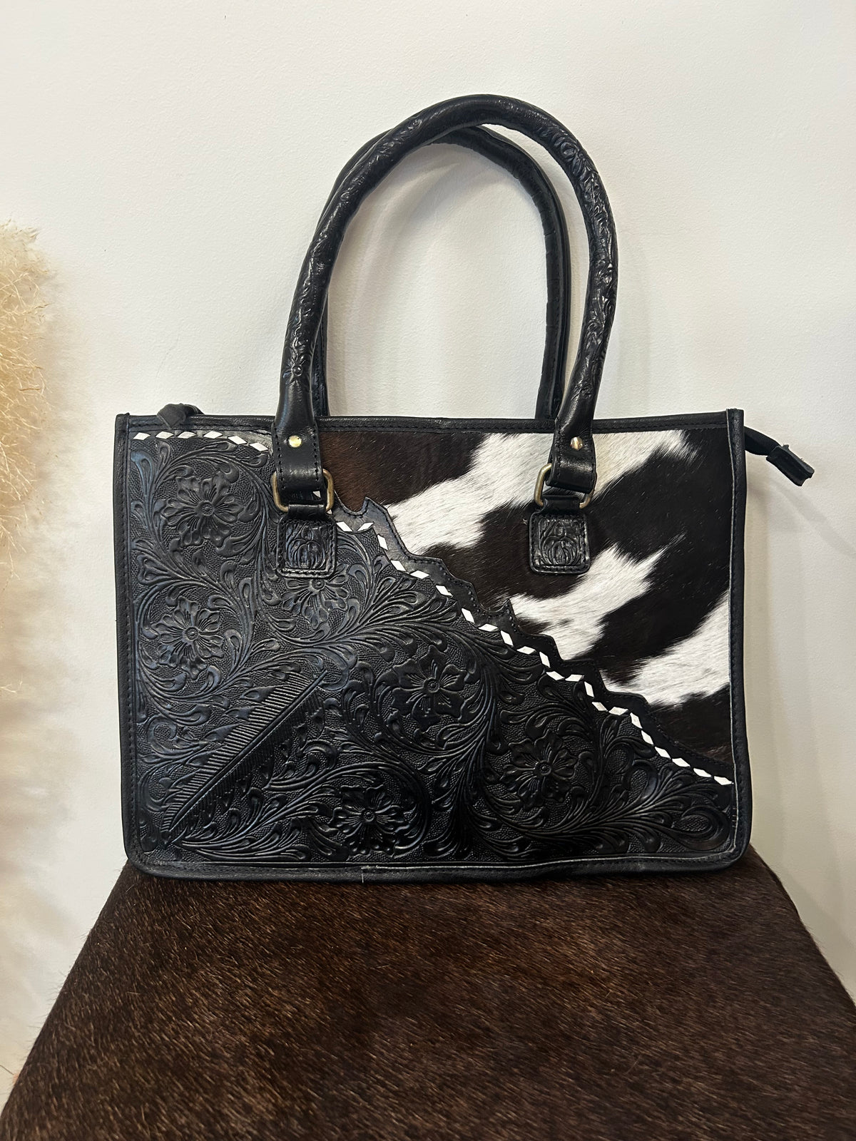 Black Commuter Bag // Slanted Hide