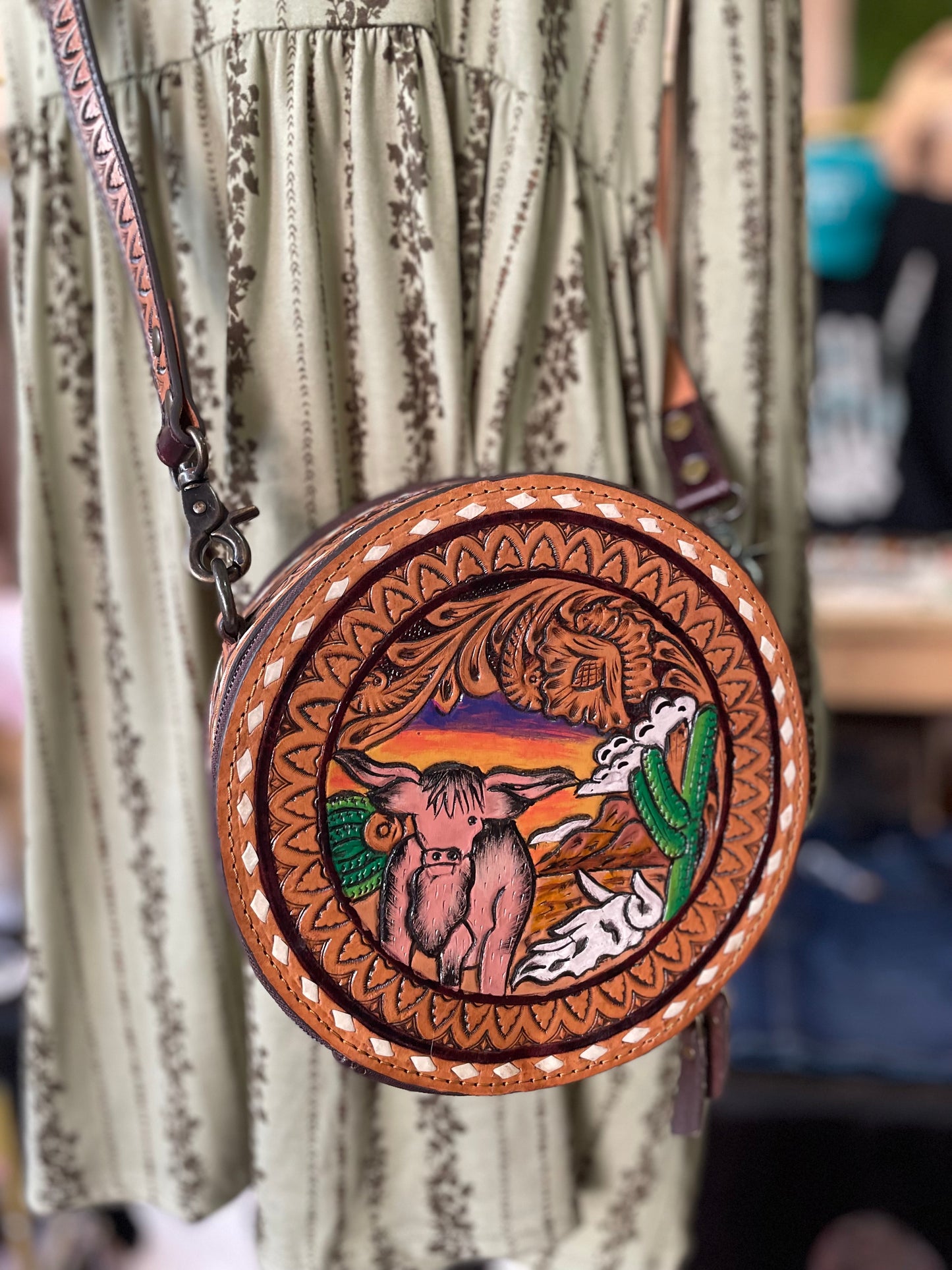 Desert Daze Canteen Crossbody Purse