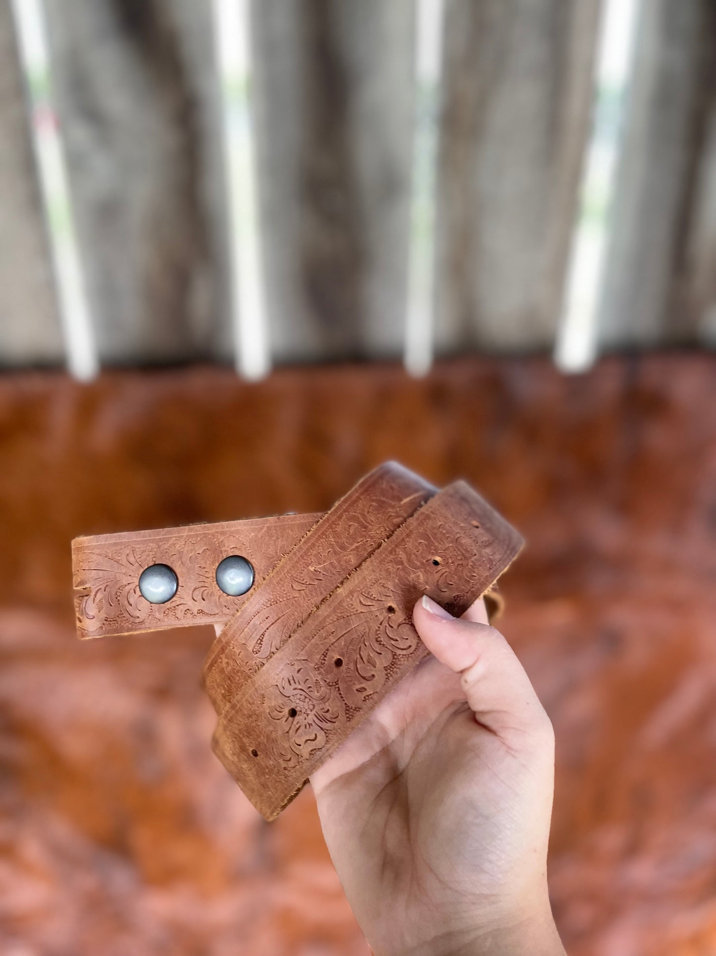 Rag Belt in Weathered Brown