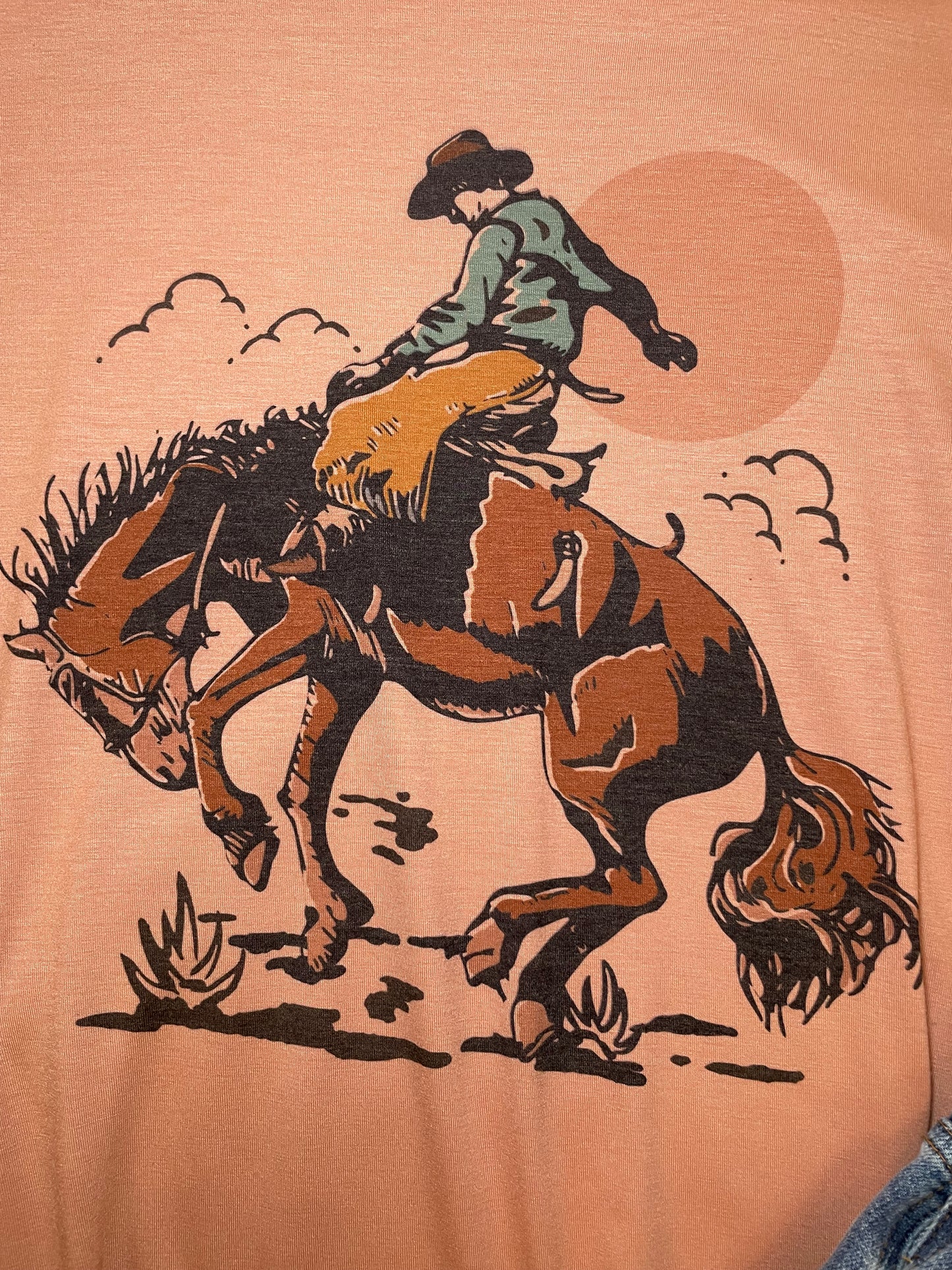 Bucking Bronc Lightweight Crewneck Sweatshirt