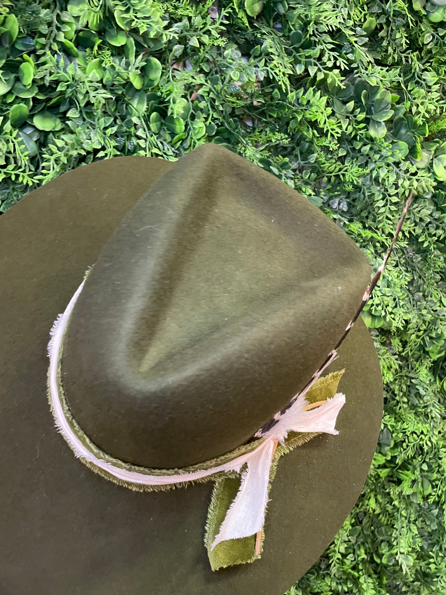 Pre-Styled Flat Brim Hat No. 6