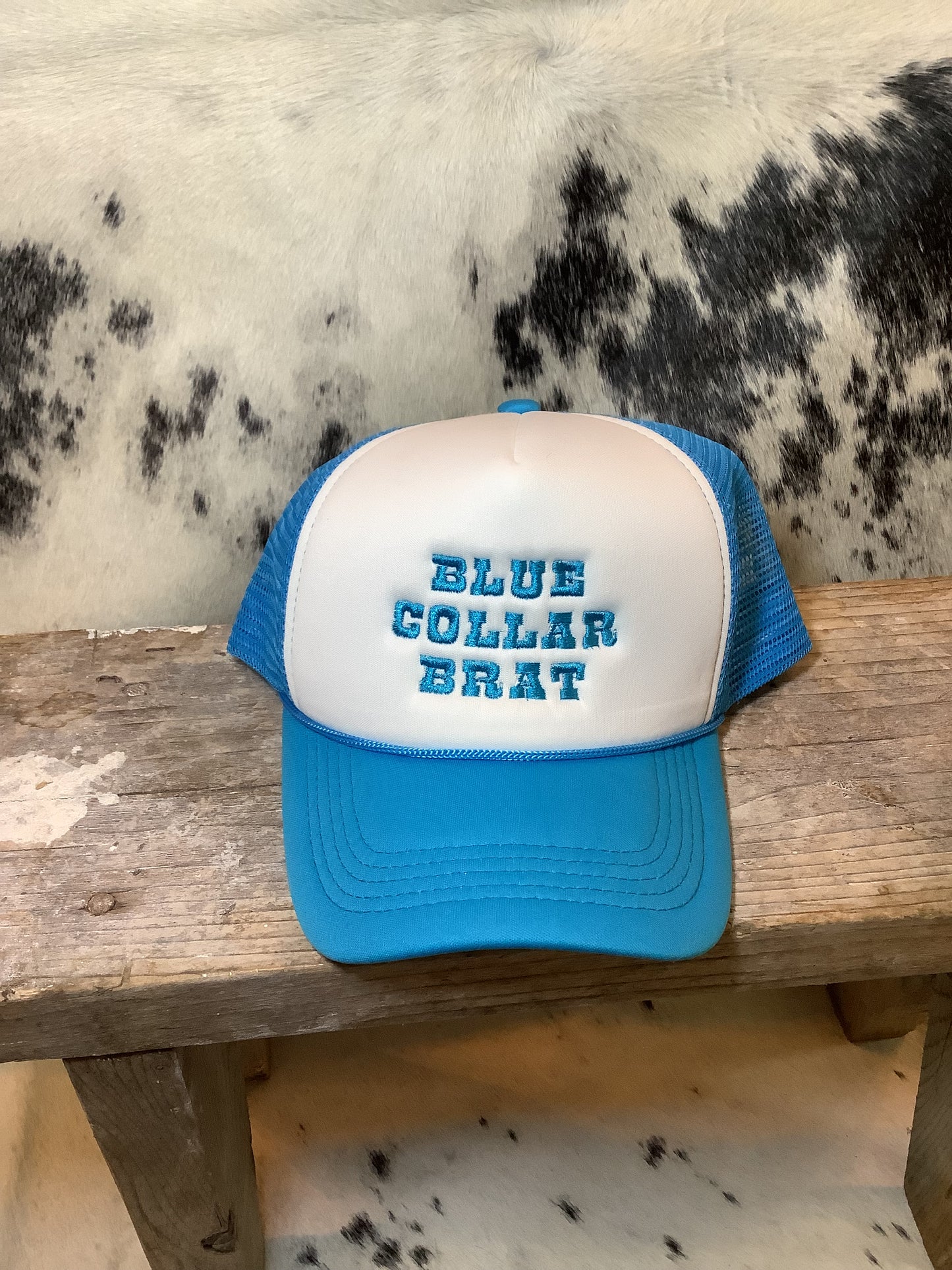 Blue Collar Brat Trucker Hat