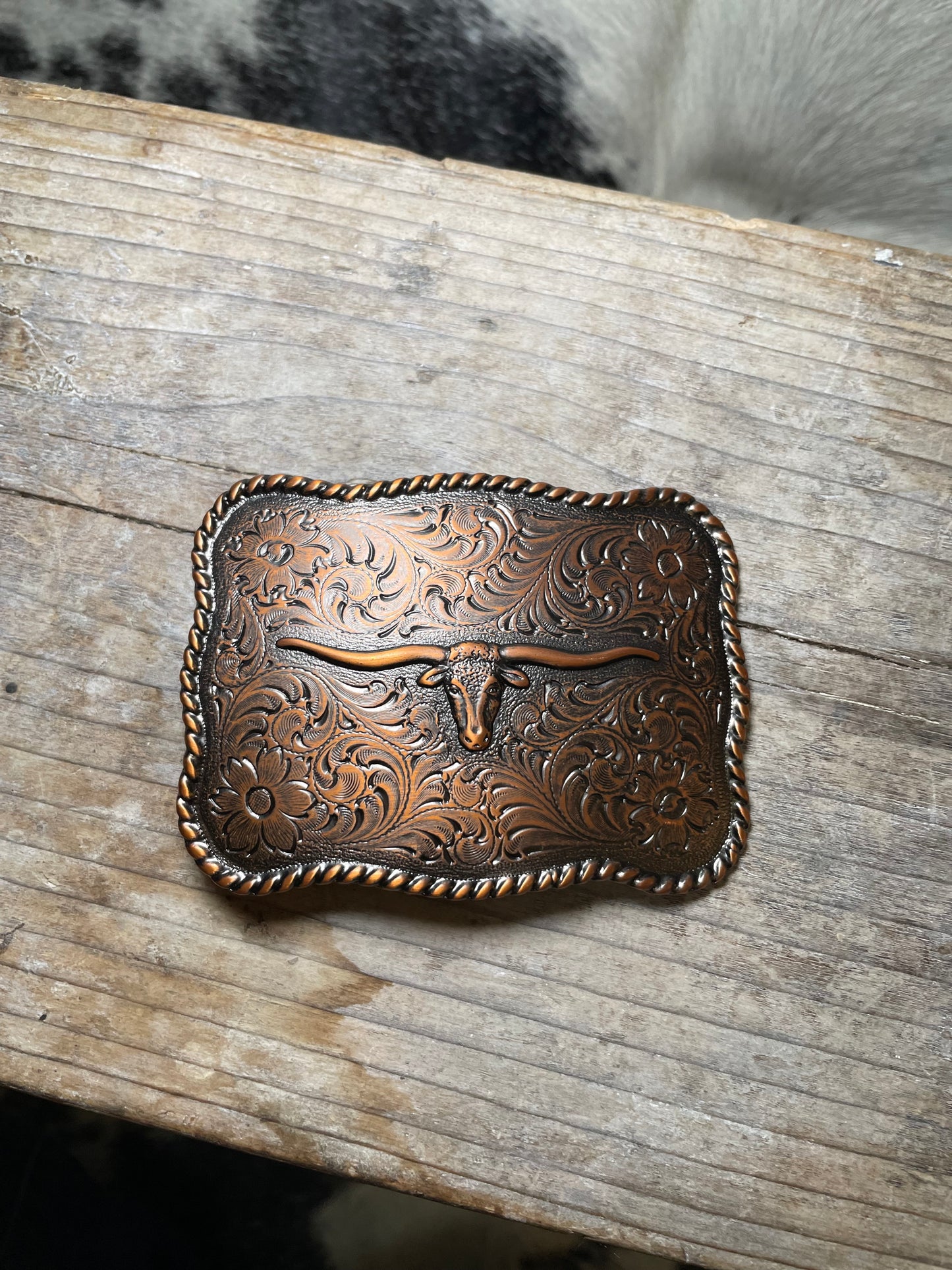 Longhorn Belt Buckle